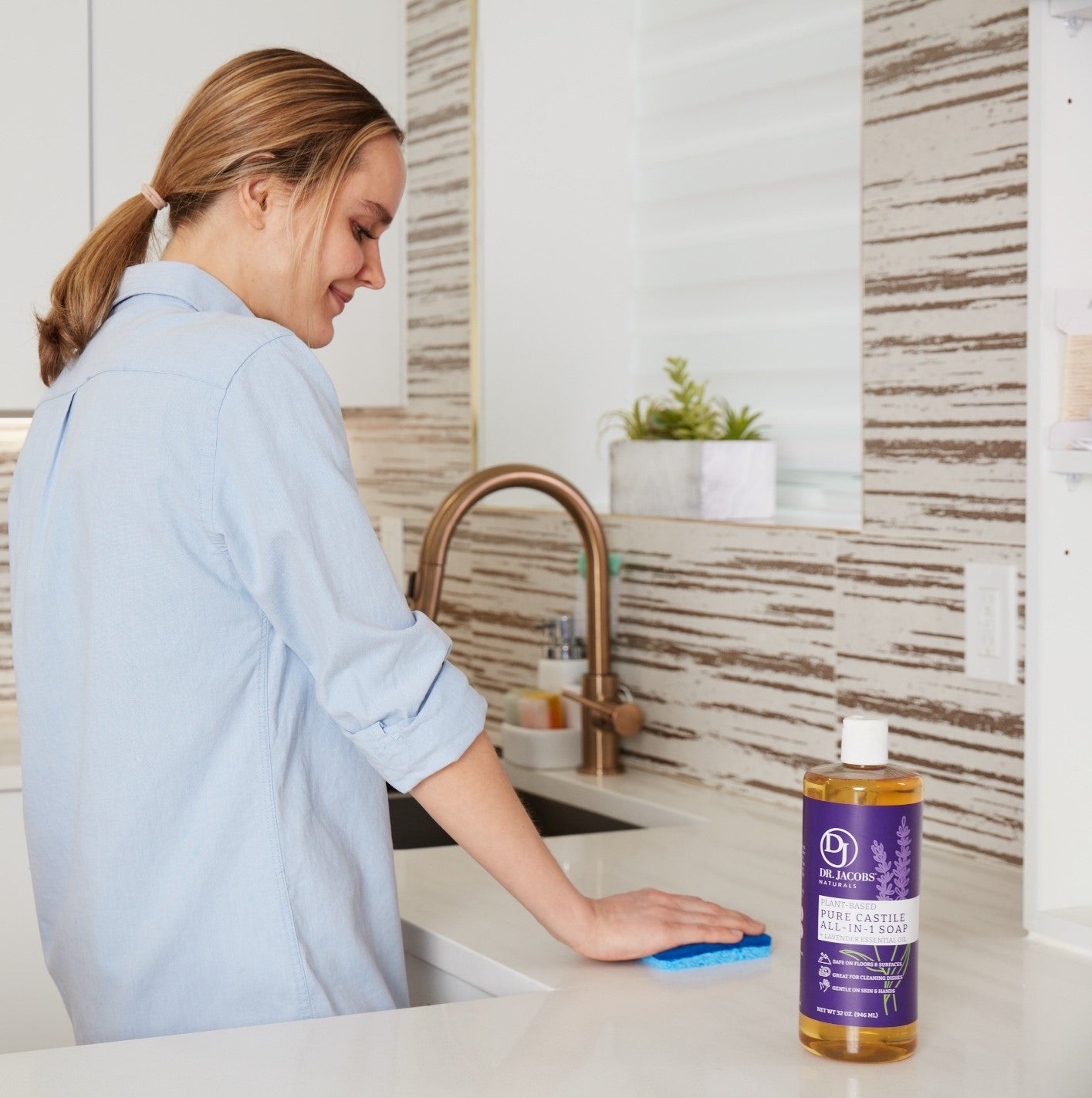 Lavender Castile Soap All in 1 - Thin Formula