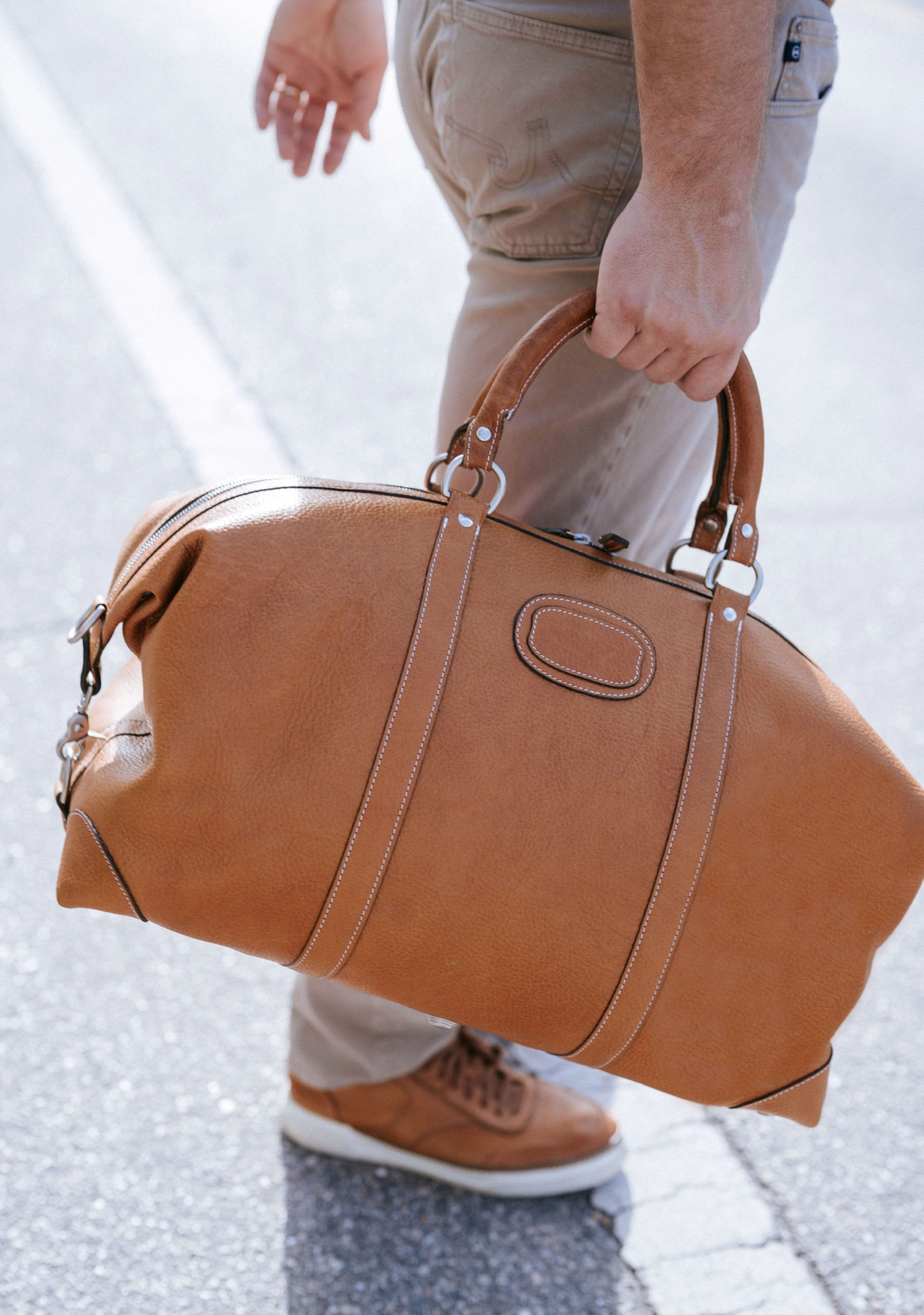 Classic Leather 22" Twain Weekender Bag