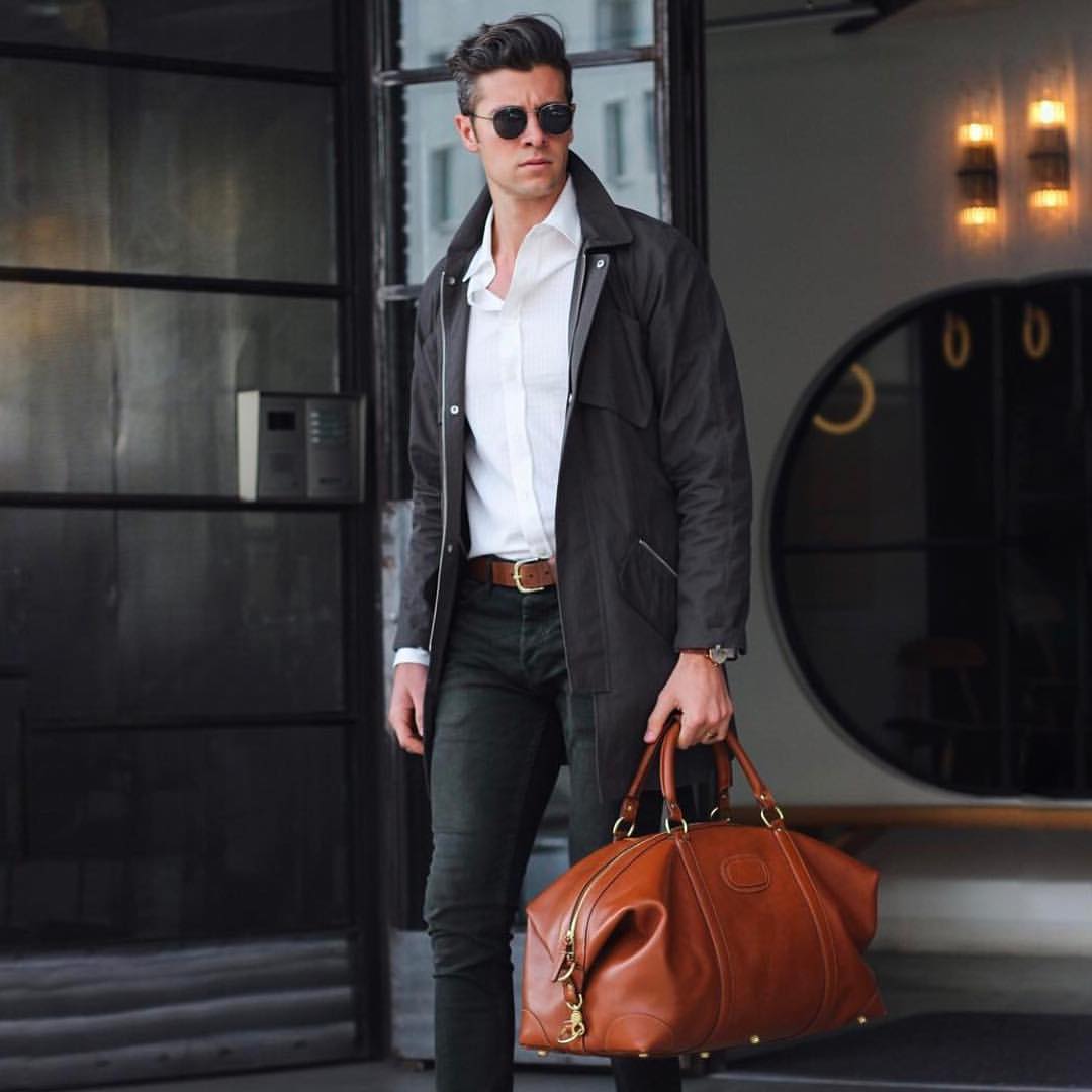 Classic Leather 22" Twain Weekender Bag