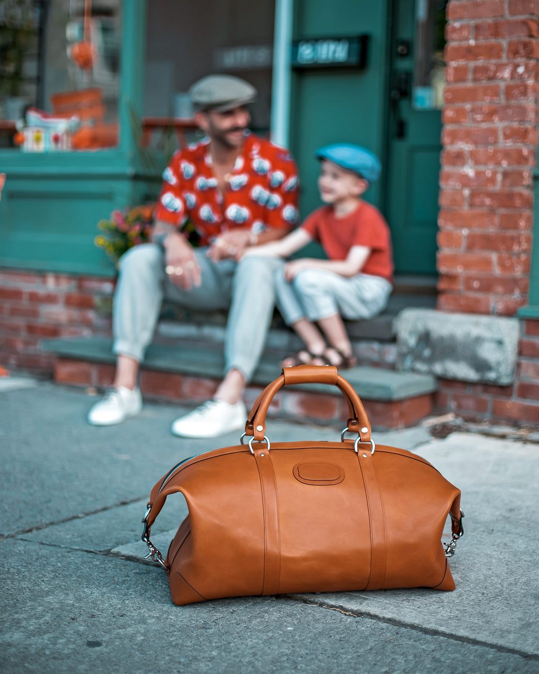 Classic Leather 22" Twain Weekender Bag