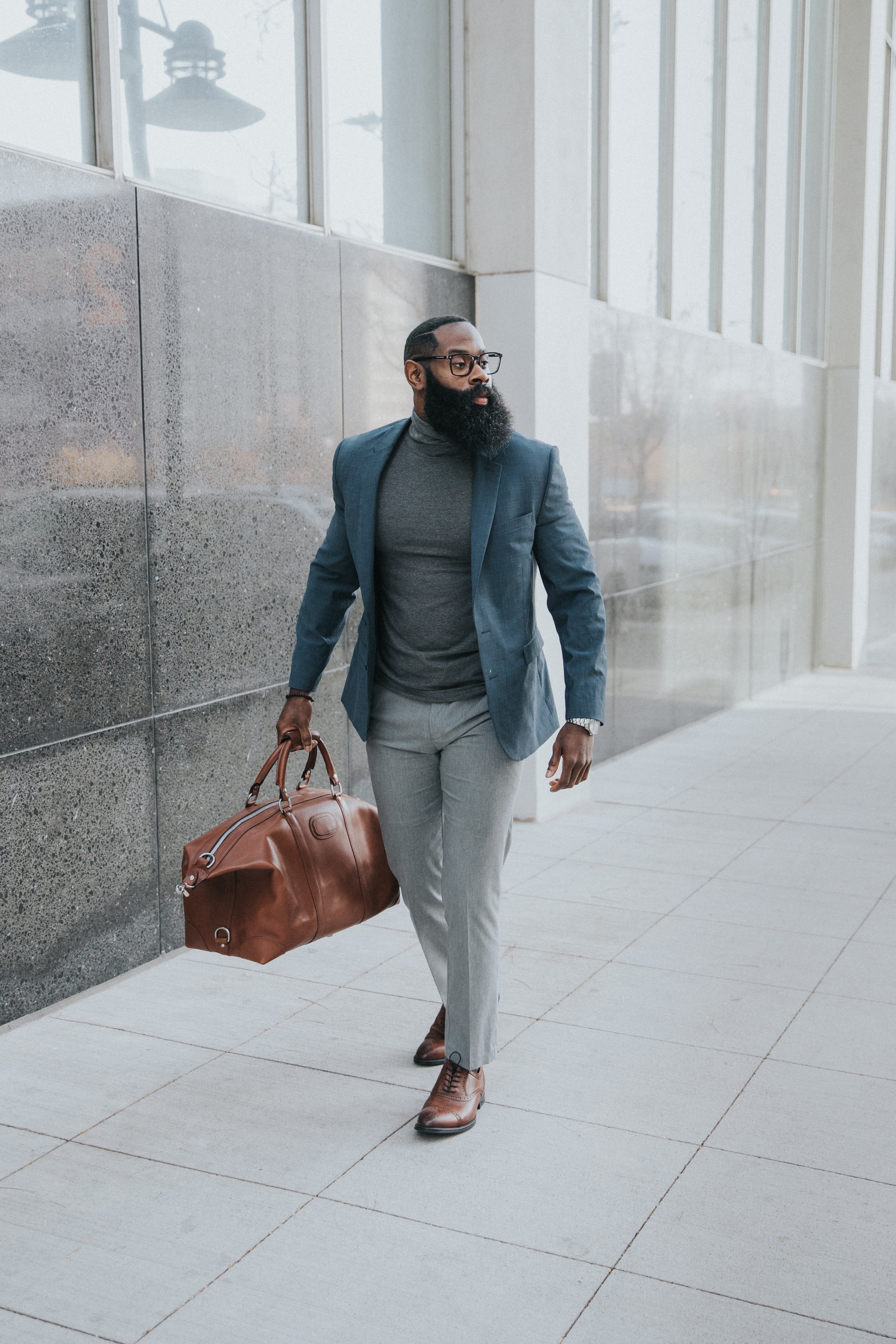Classic Leather 22" Twain Weekender Bag