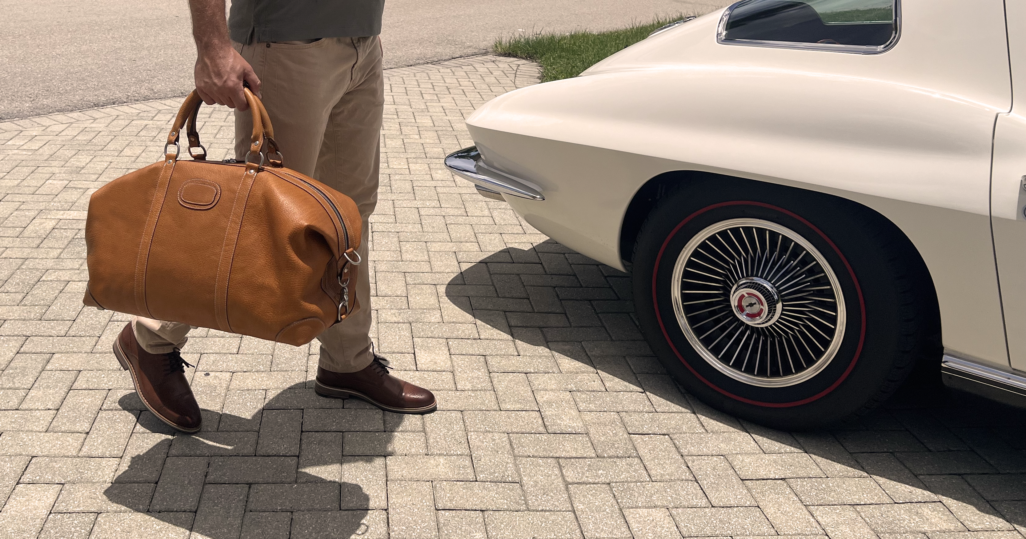 Classic Leather 22" Twain Weekender Bag