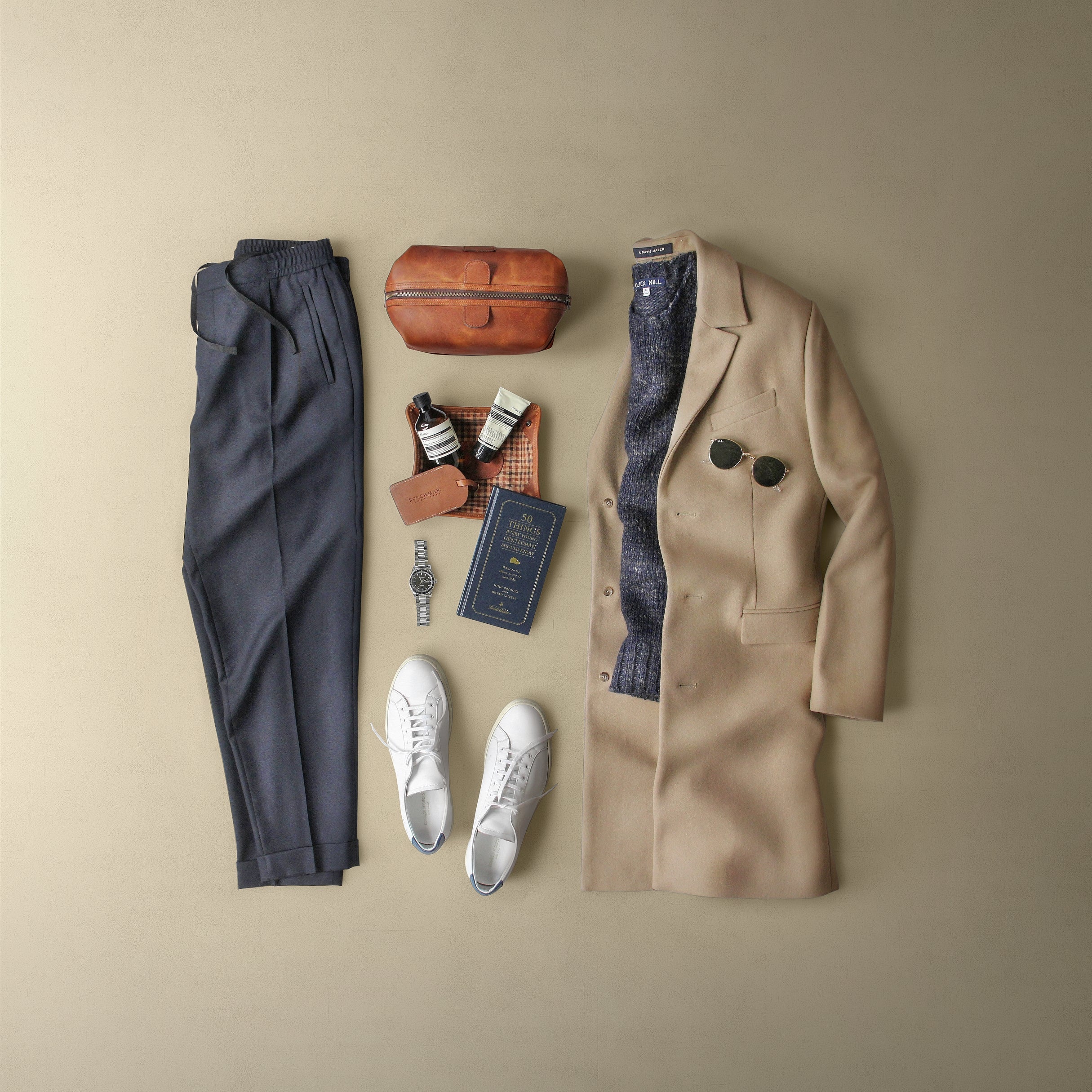 Classic Leather Ryder Dopp Kit