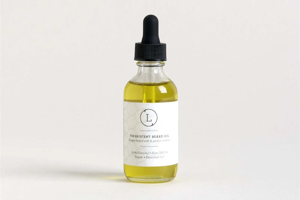 Natural Handmade Beard Oil - 2 oz. with Dropper