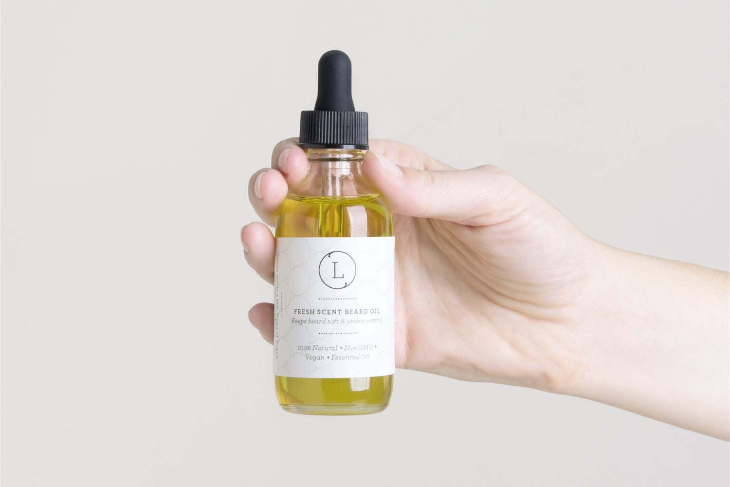 Natural Handmade Beard Oil - 2 oz. with Dropper