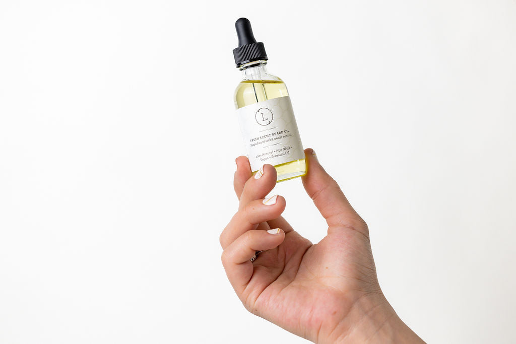 Natural Handmade Beard Oil - 2 oz. with Dropper
