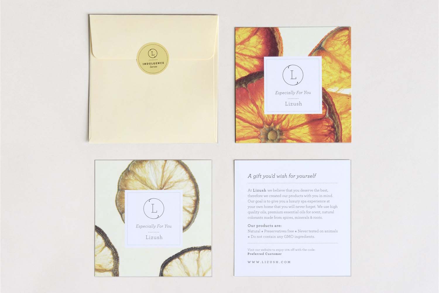 Natural Citrus Care Package - Handmade Spa Gift Box