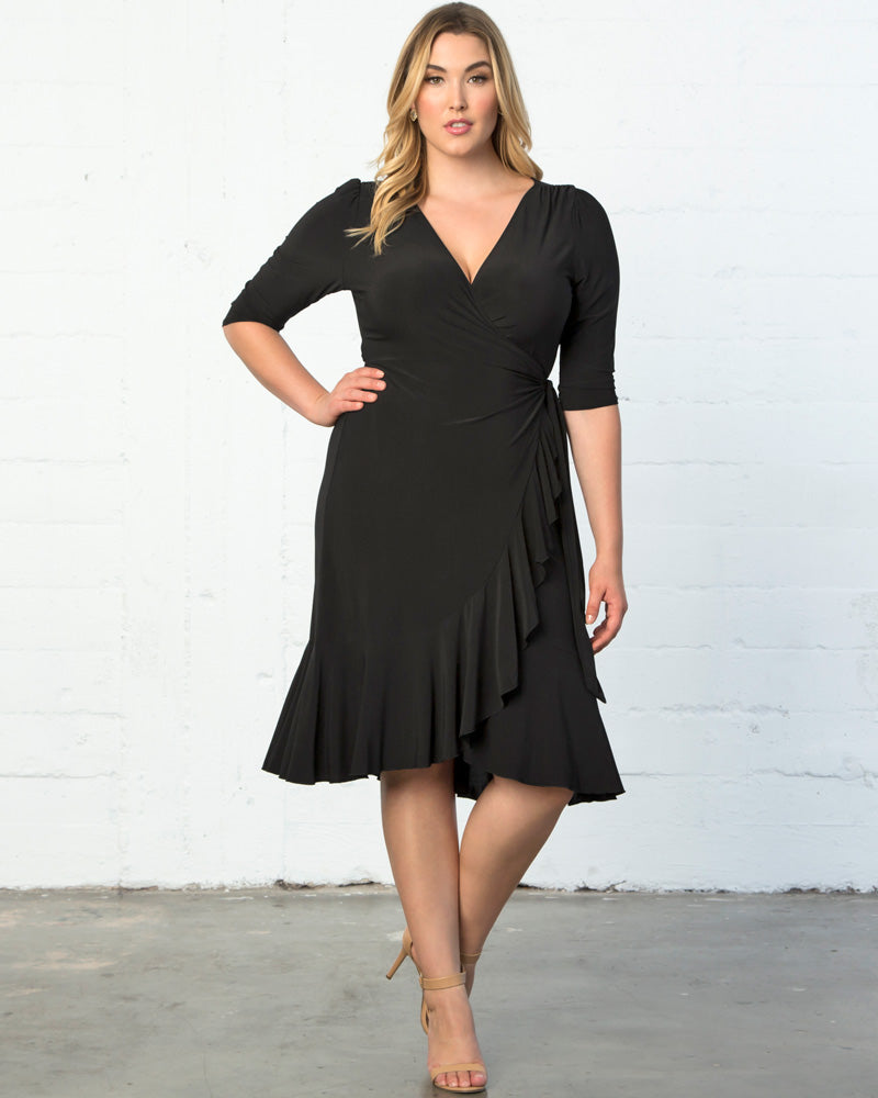 Plus Size Whimsy Wrap Dress