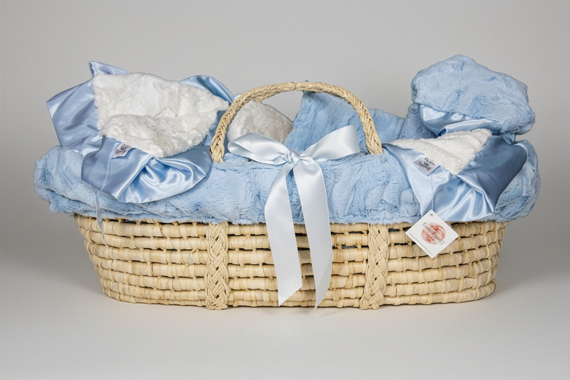 Classic Baby Blue Royale Moses Gift Set
