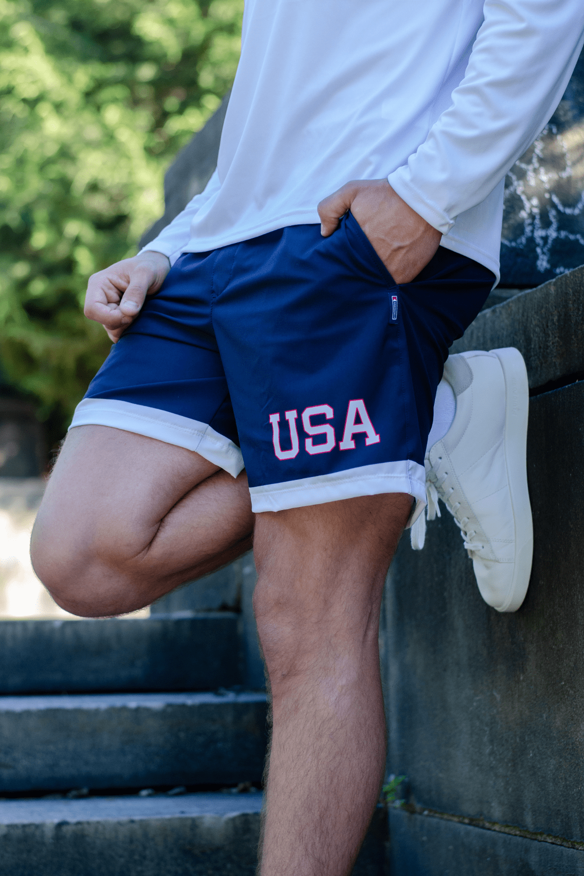 Lightweight Men's USA Journey Shorts - 7" Inseam