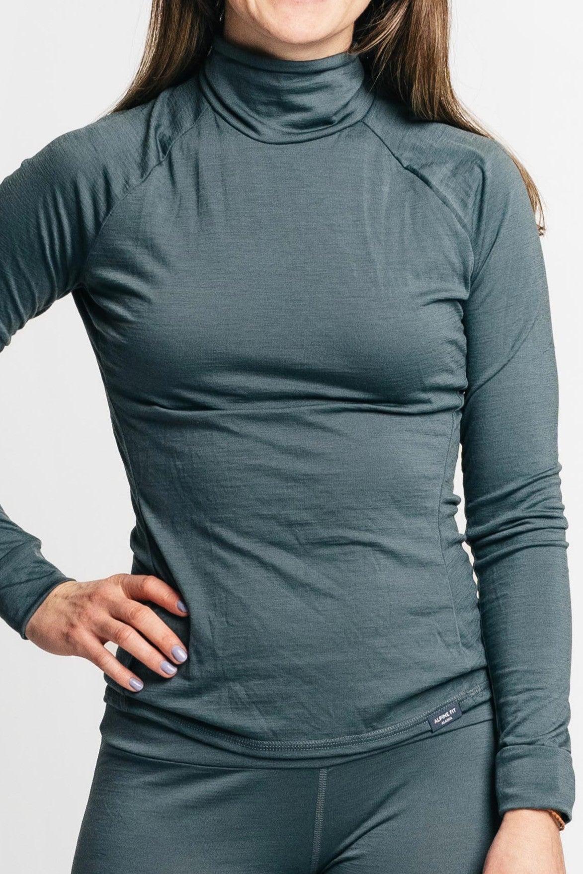 Merino Wool Isostatic Performance T-Neck Top