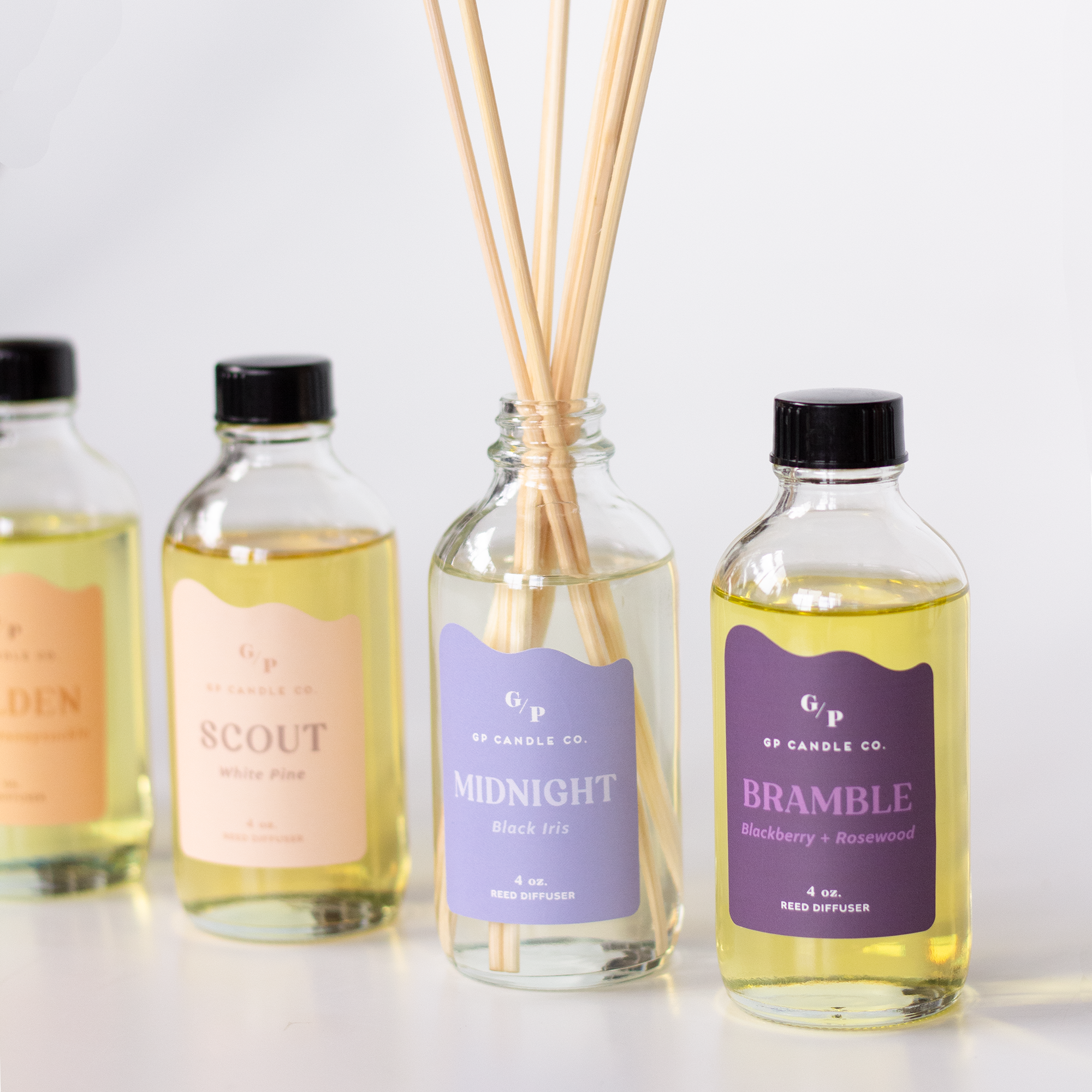 Midnight 4 oz. Hue Reed Diffuser - Black Iris