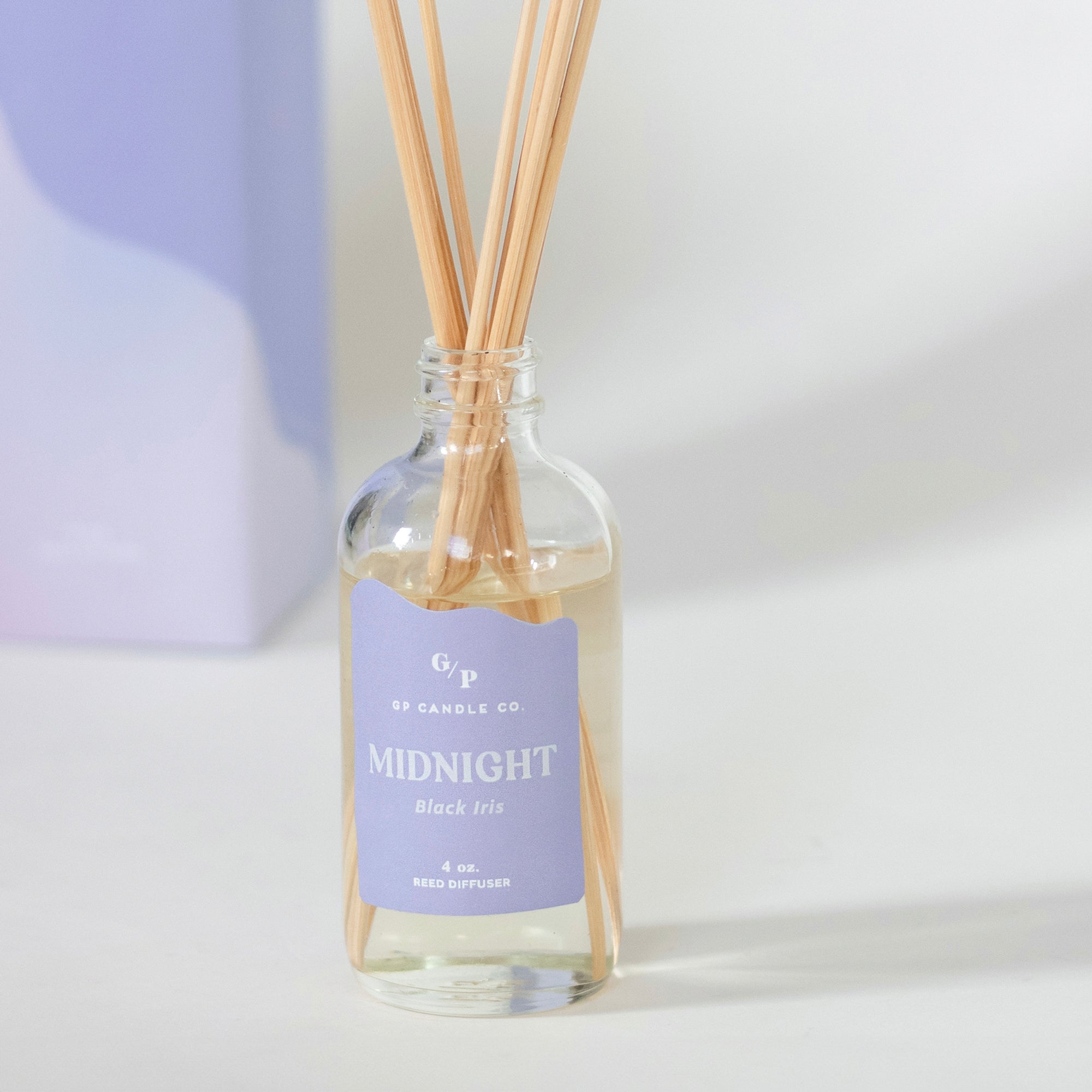 Midnight 4 oz. Hue Reed Diffuser - Black Iris