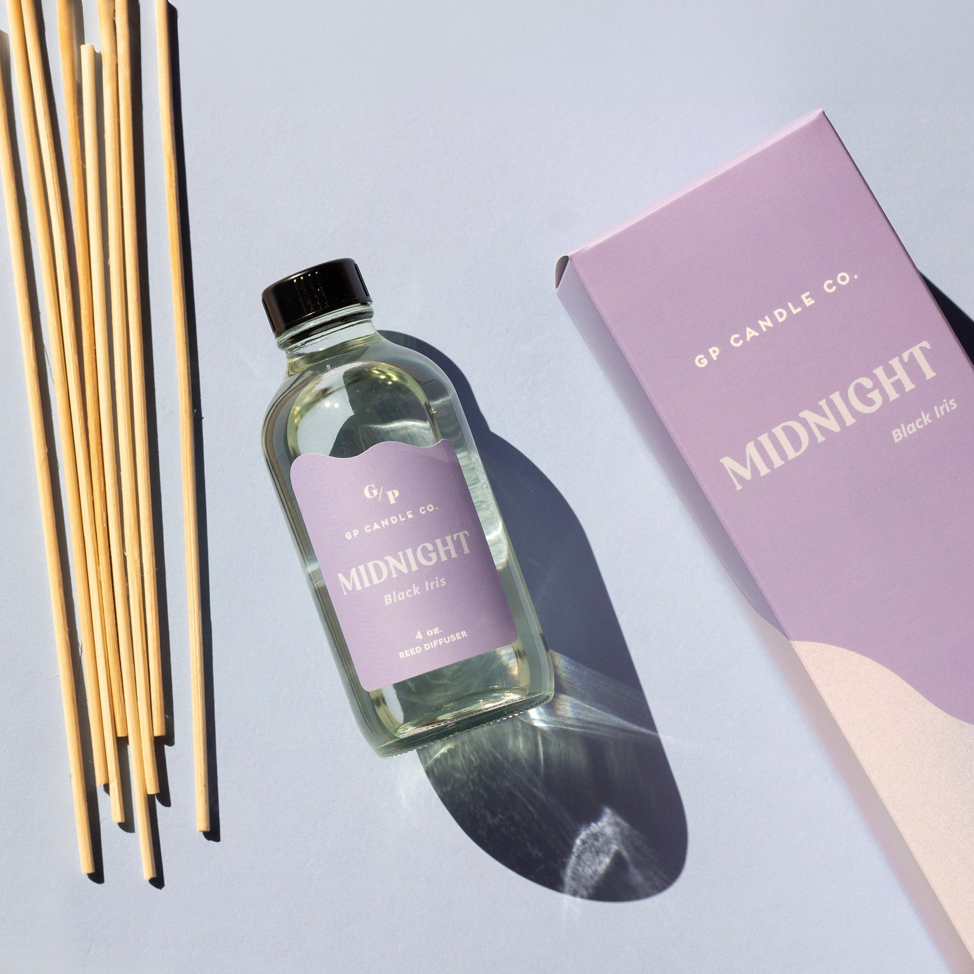 Midnight 4 oz. Hue Reed Diffuser - Black Iris