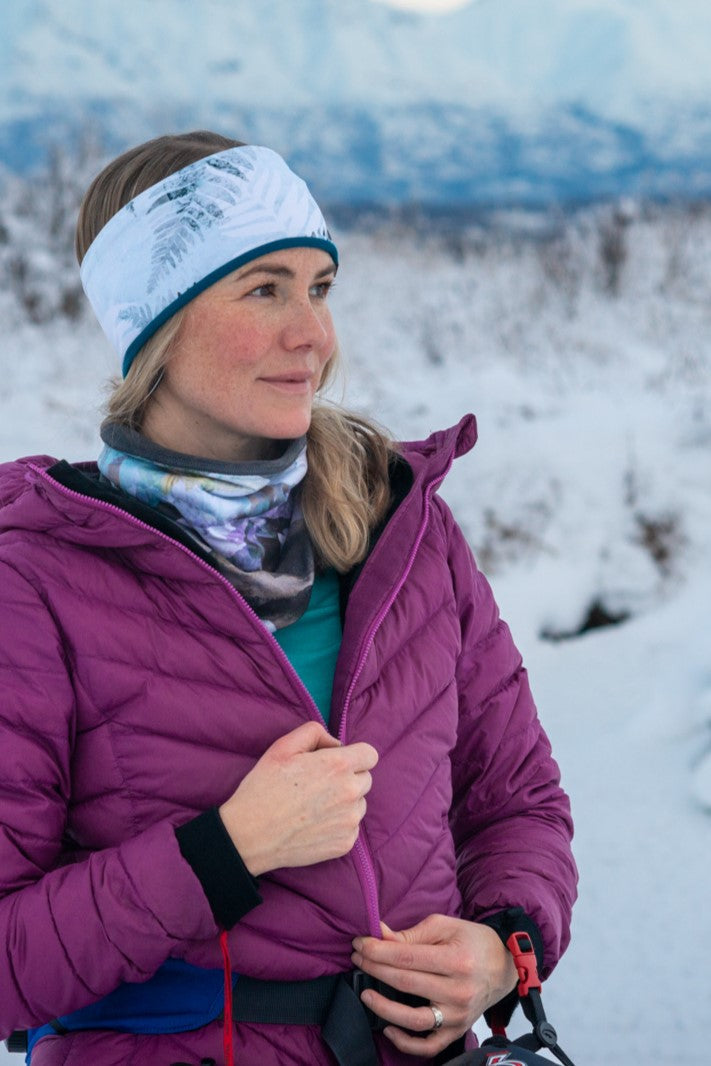 Mountain Recycled Fleece V Front Neck Warmer