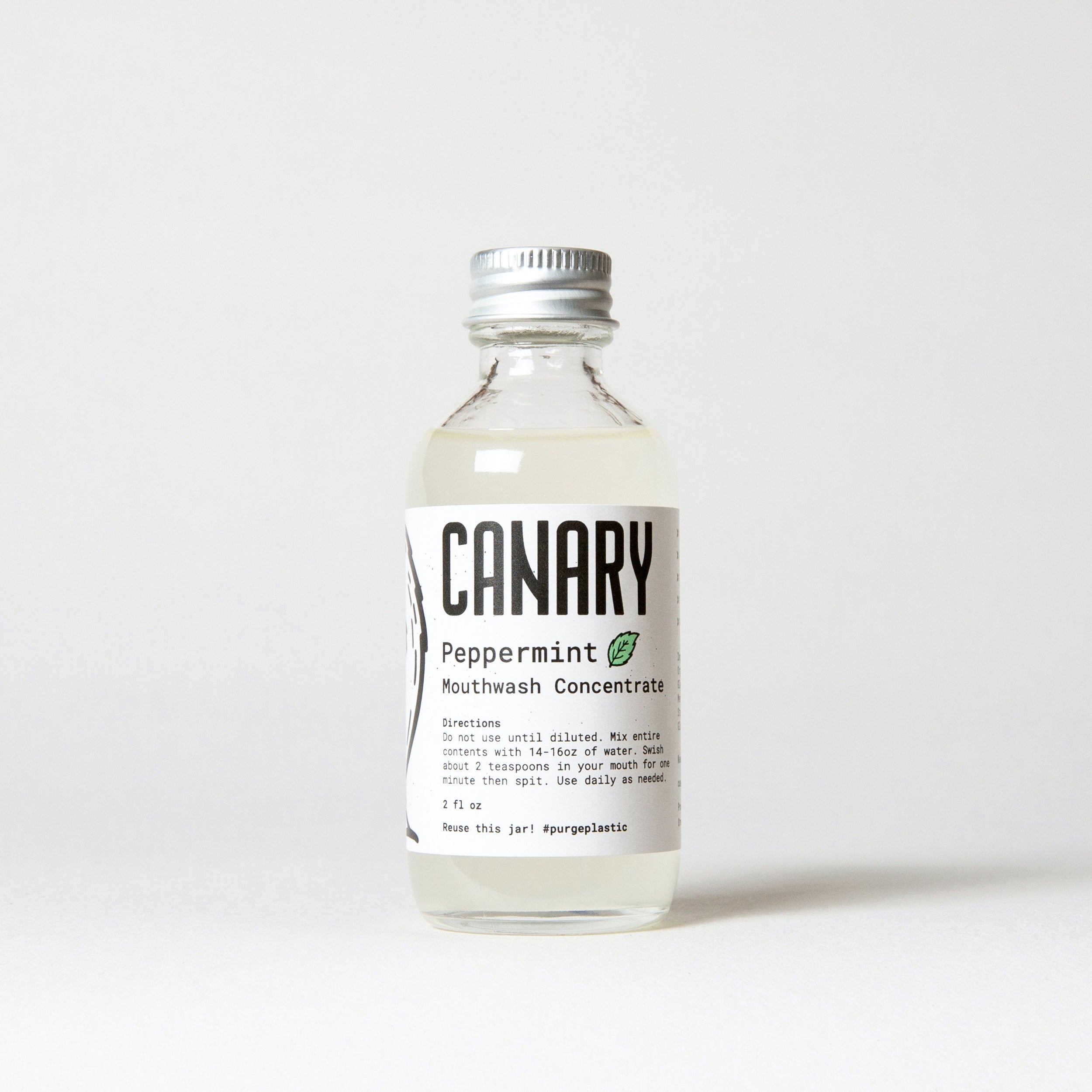 Plastic-Free Peppermint Mouthwash Concentrate Kit