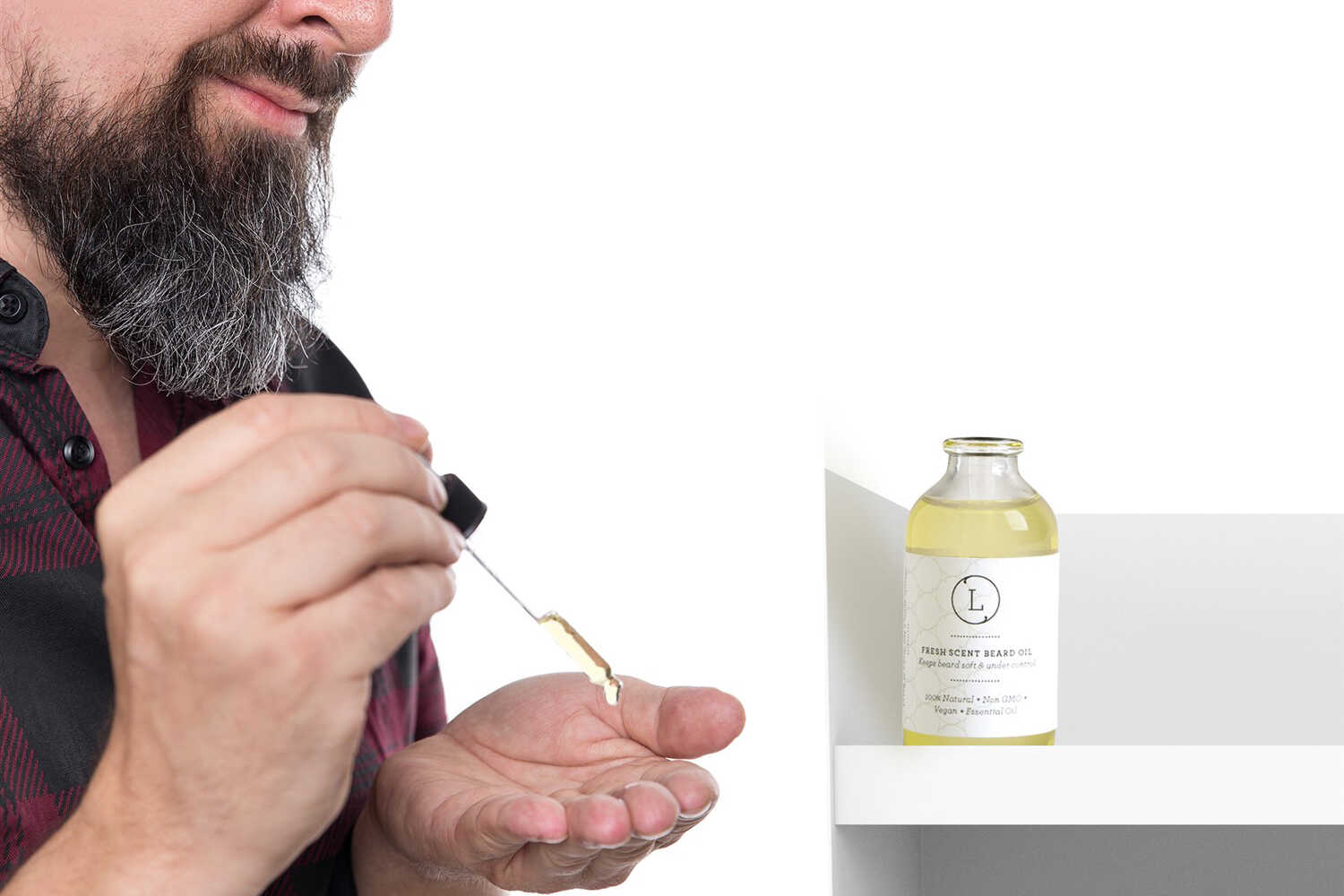 Natural Handmade Beard Oil - 2 oz. with Dropper