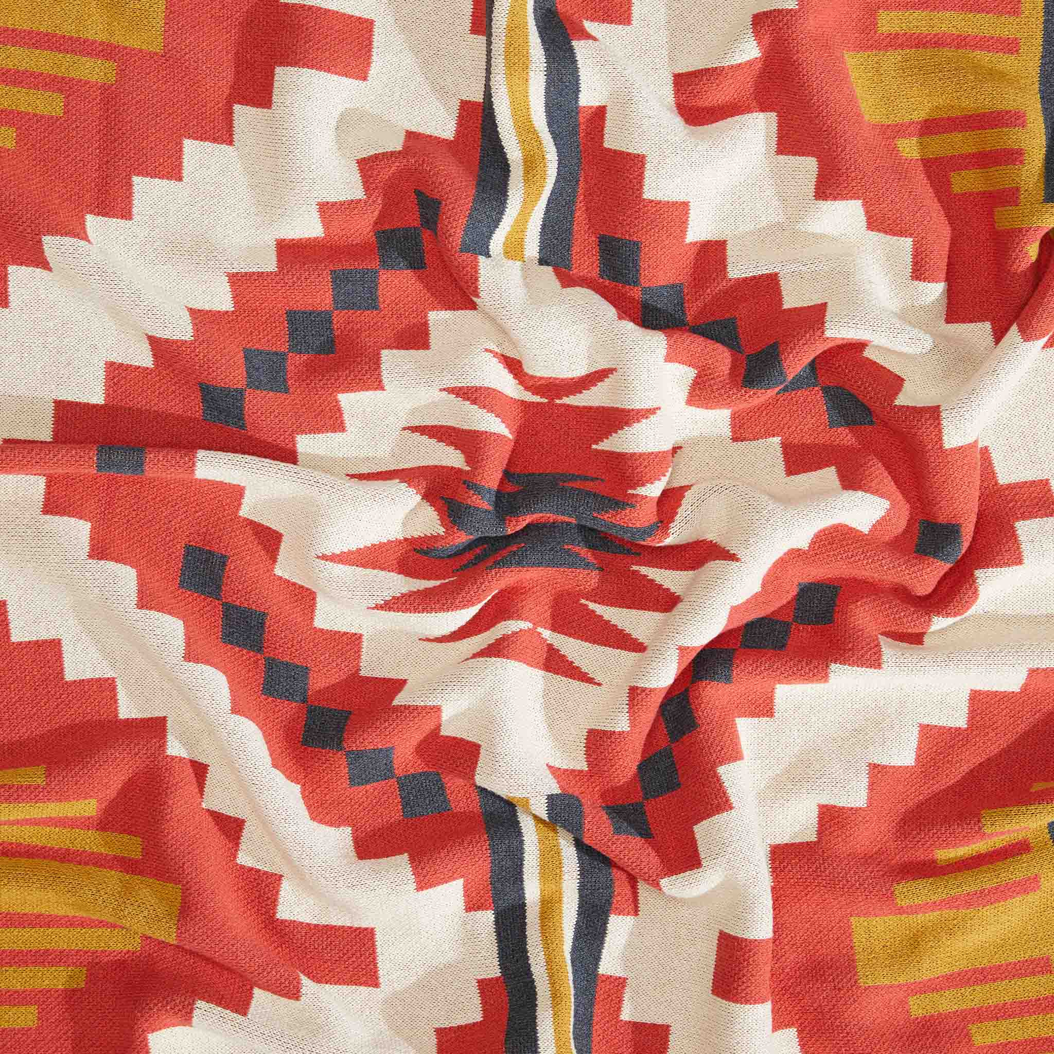 Cotton Sustainable Knit Throw Blanket - New Horizon