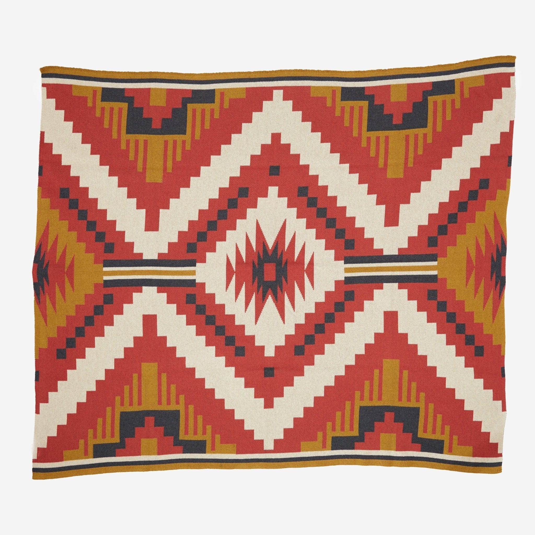Cotton Sustainable Knit Throw Blanket - New Horizon