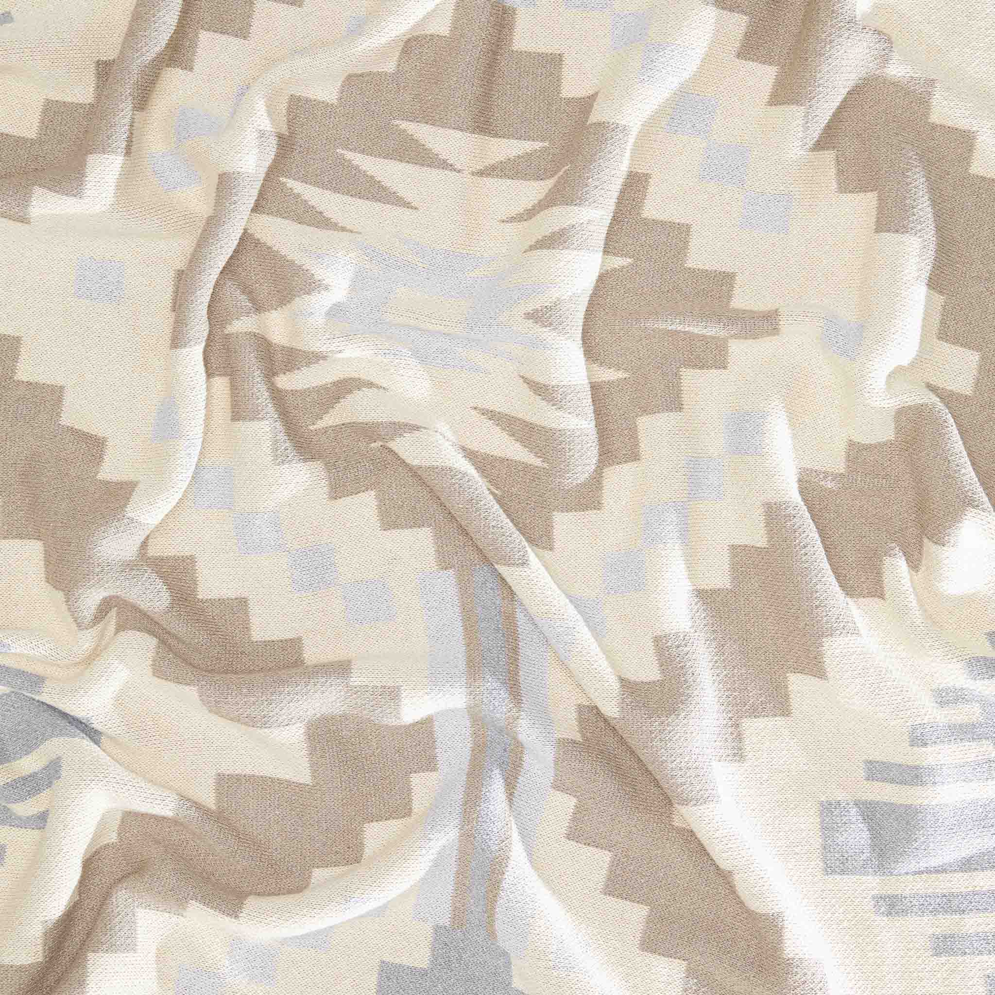 Cotton Sustainable Knit Throw Blanket - New Horizon