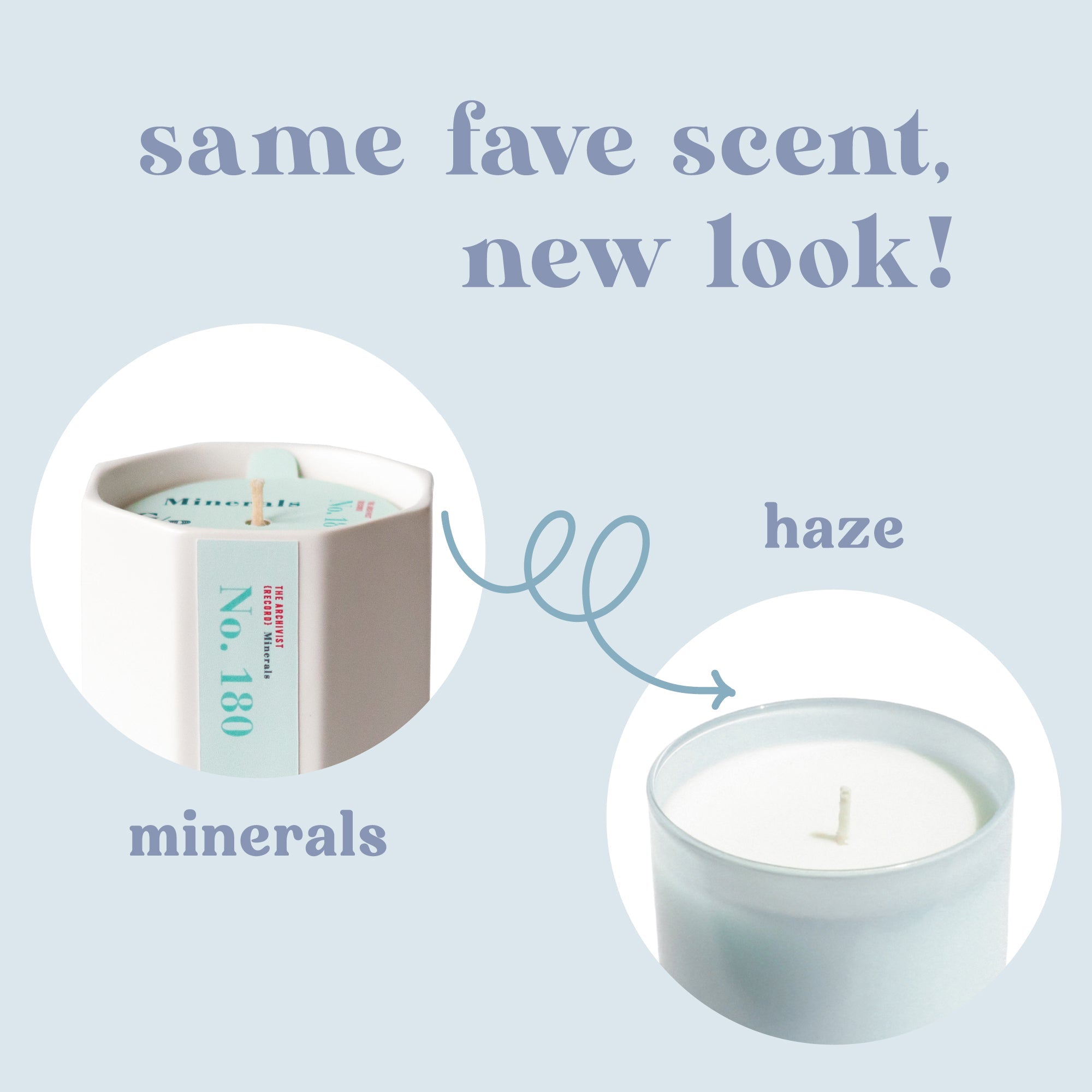 Haze 9 oz. Hue Soy Candle - Minerals