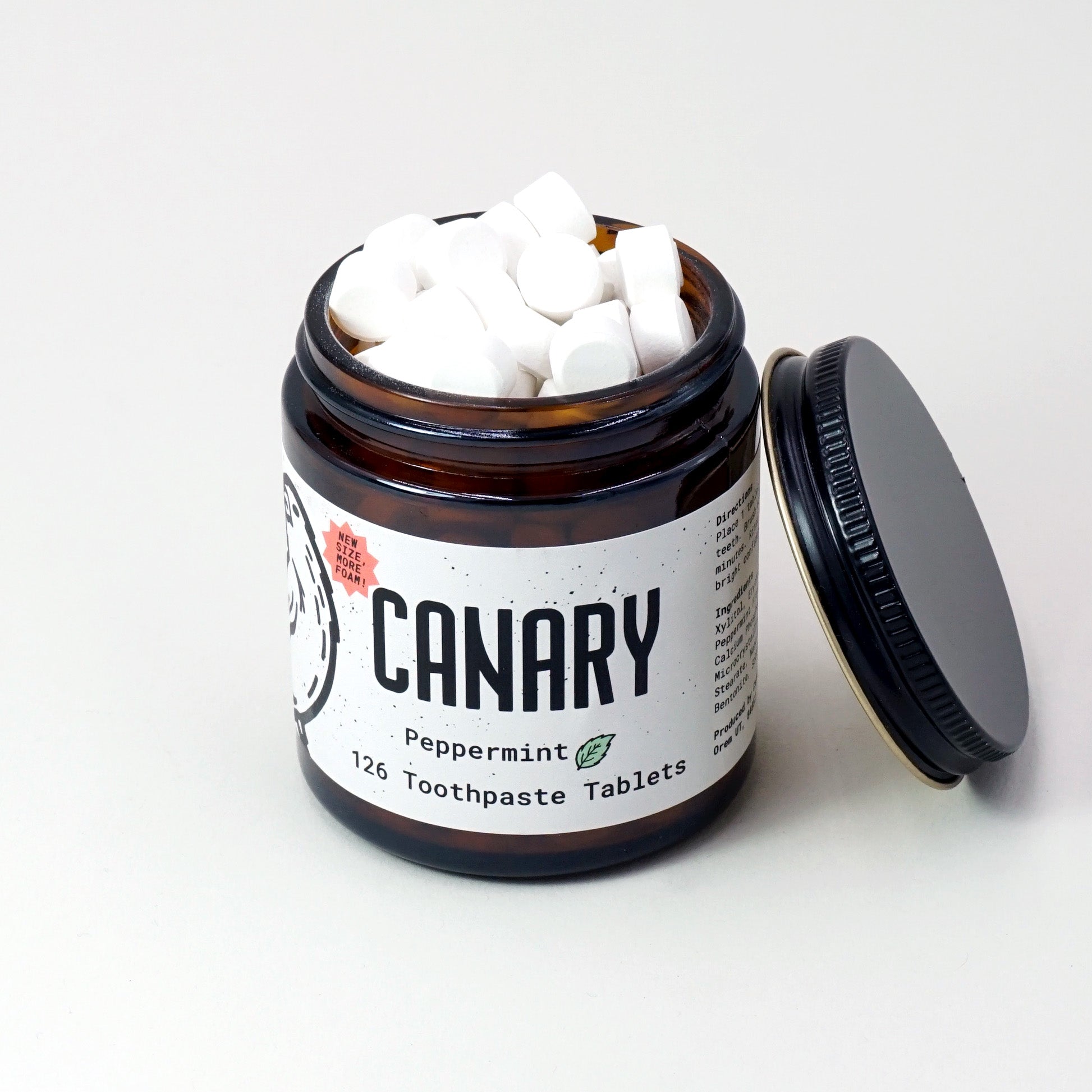 Eco-Friendly Peppermint Toothpaste Tablets - New Formula