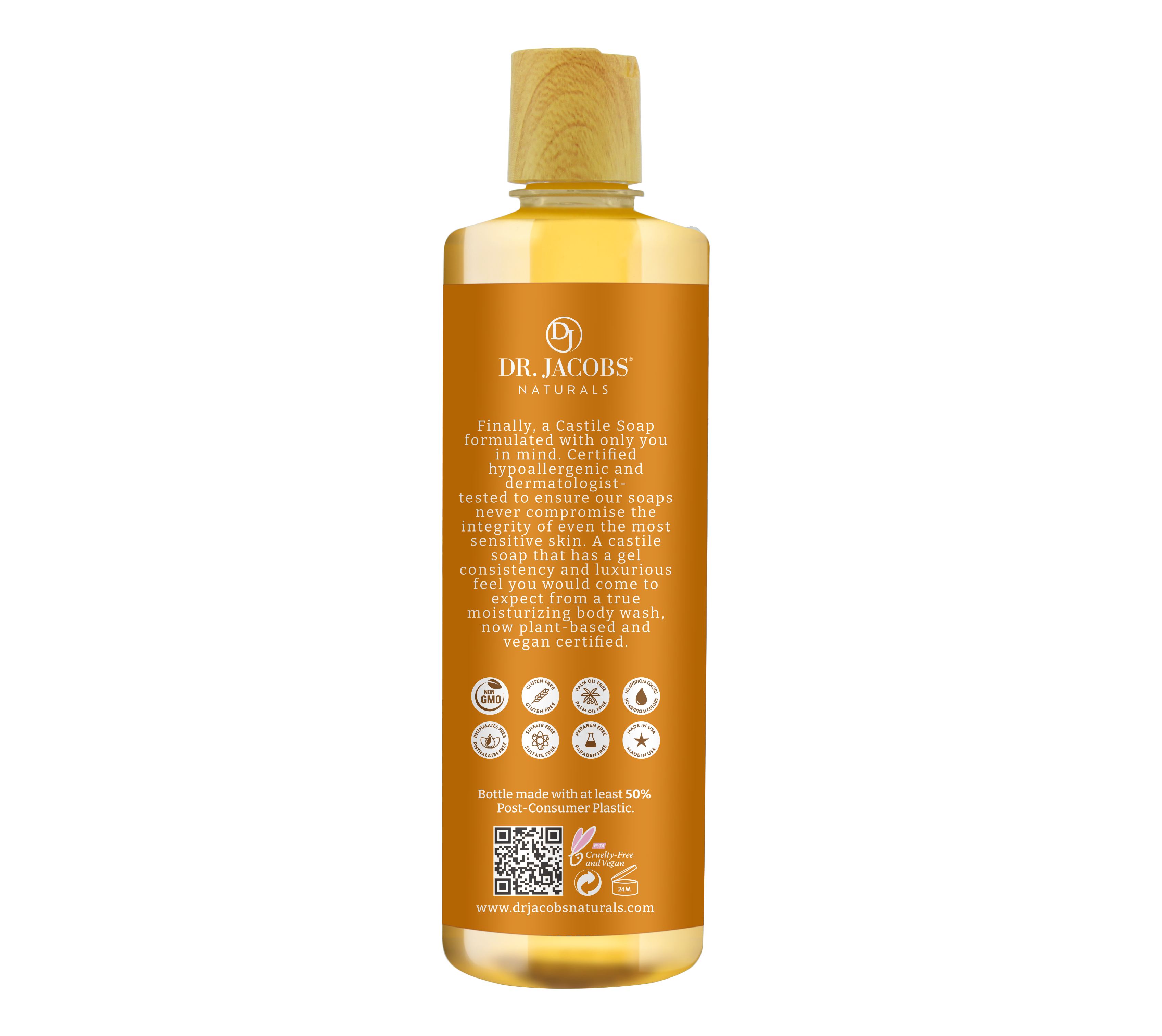 Citrus Castile Body Wash - Orange & Ginger - 32oz