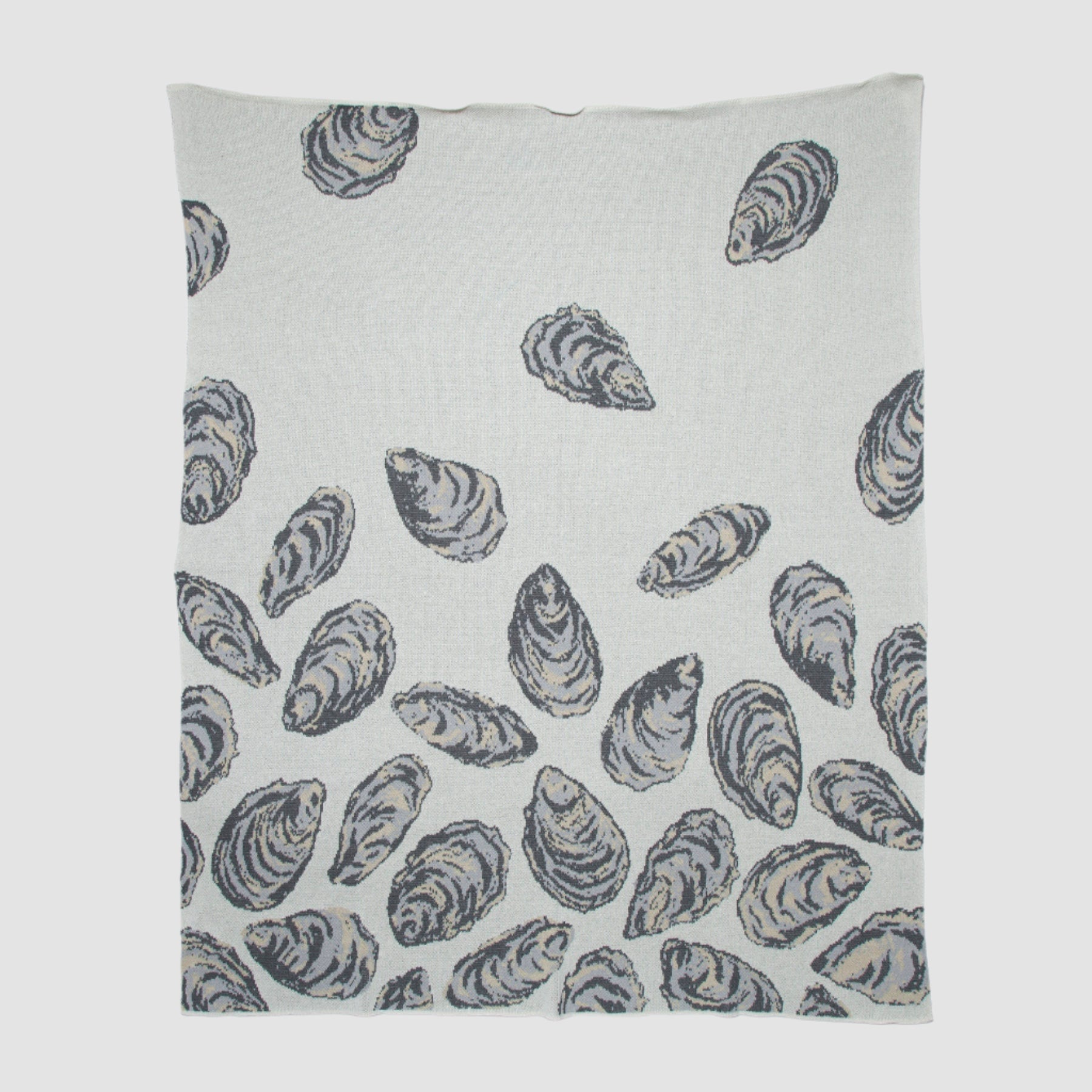 Eco-Friendly Oyster Throw Blanket - 60" x 50"
