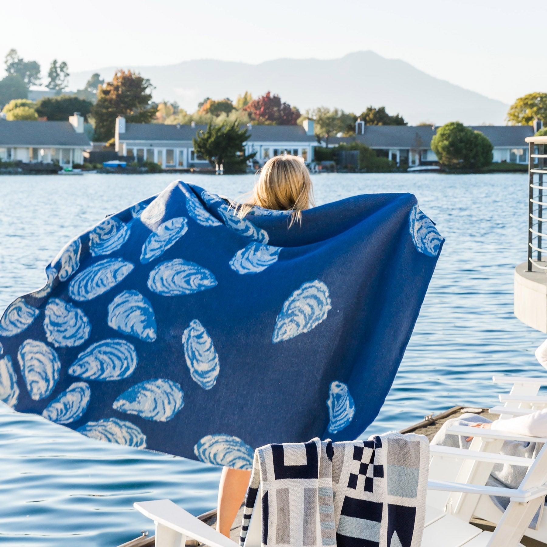 Eco-Friendly Oyster Throw Blanket - 60" x 50"