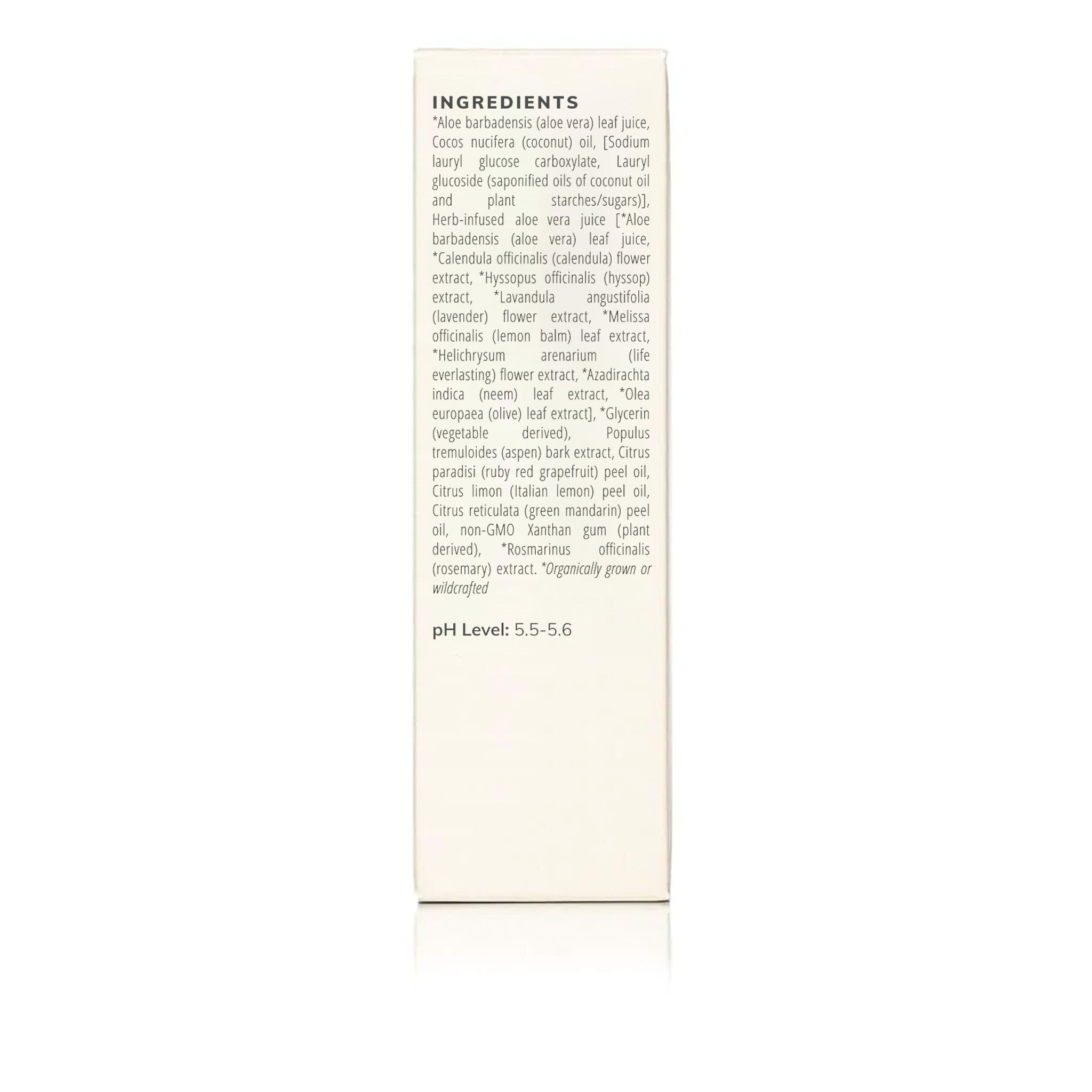 Aloe Vera Herb Cream Face Cleanser - 3.4 Oz