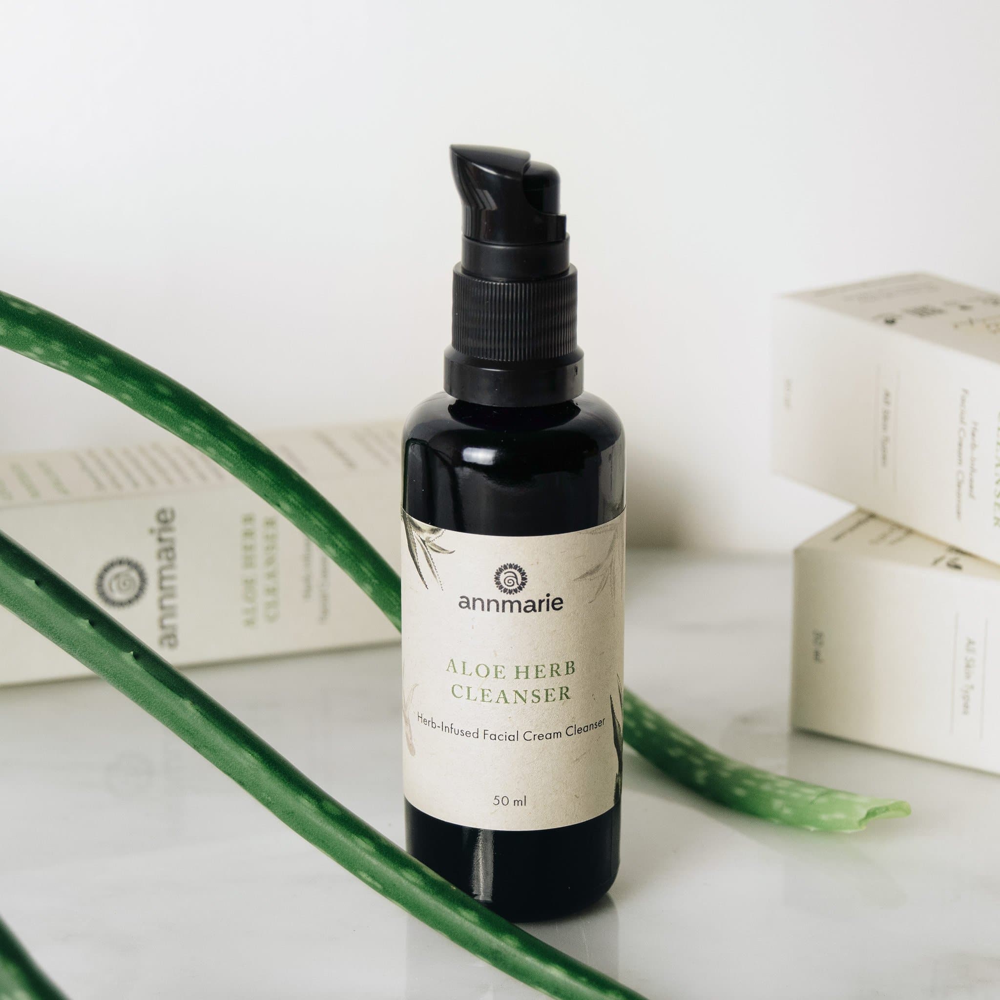 Aloe Vera Herb Cream Face Cleanser - 1.7 Oz
