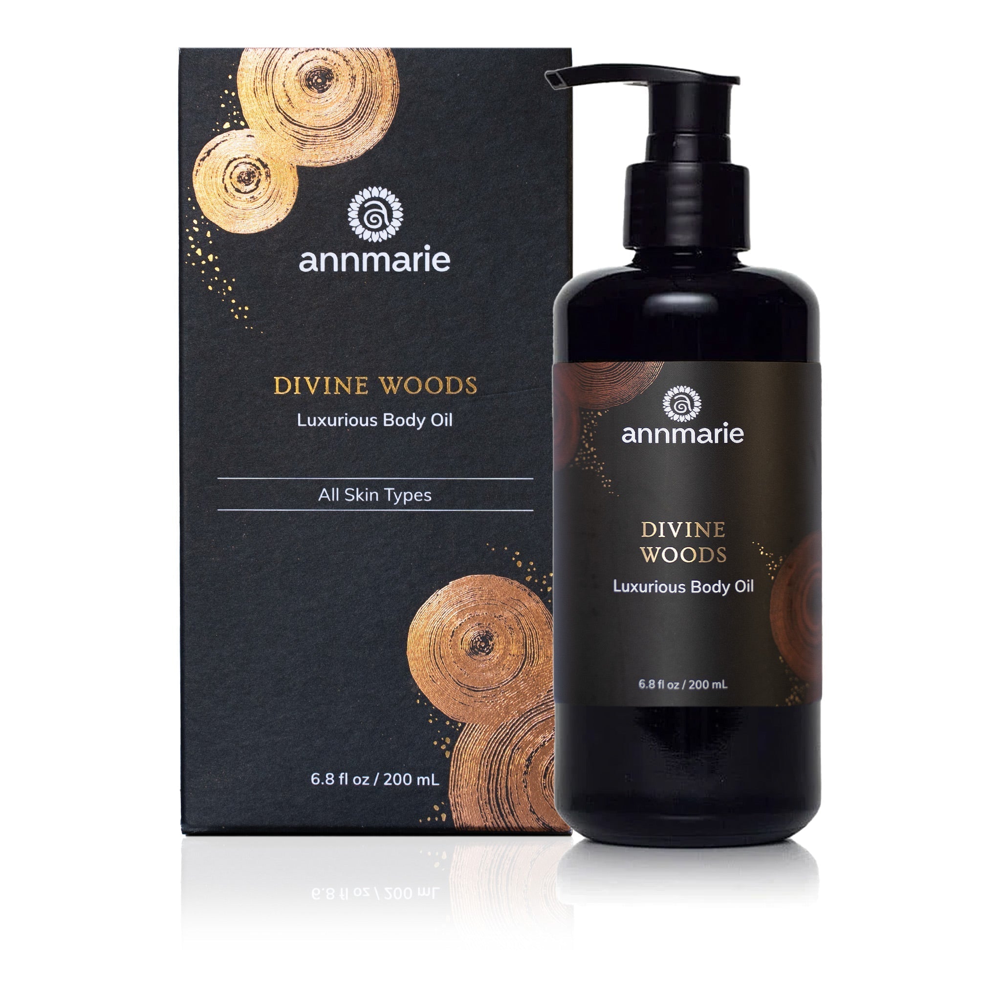 Aromatherapy Divine Woods Botanical Body Oil - 6.8 Oz