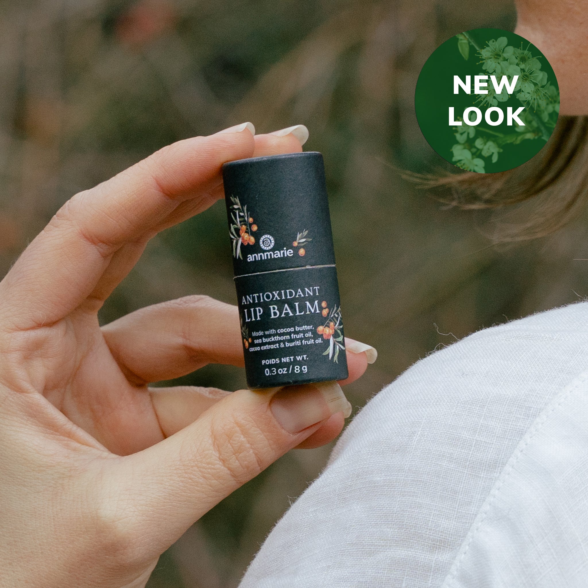 Antioxidant Cocoa Buriti Fruit Oil Lip Balm