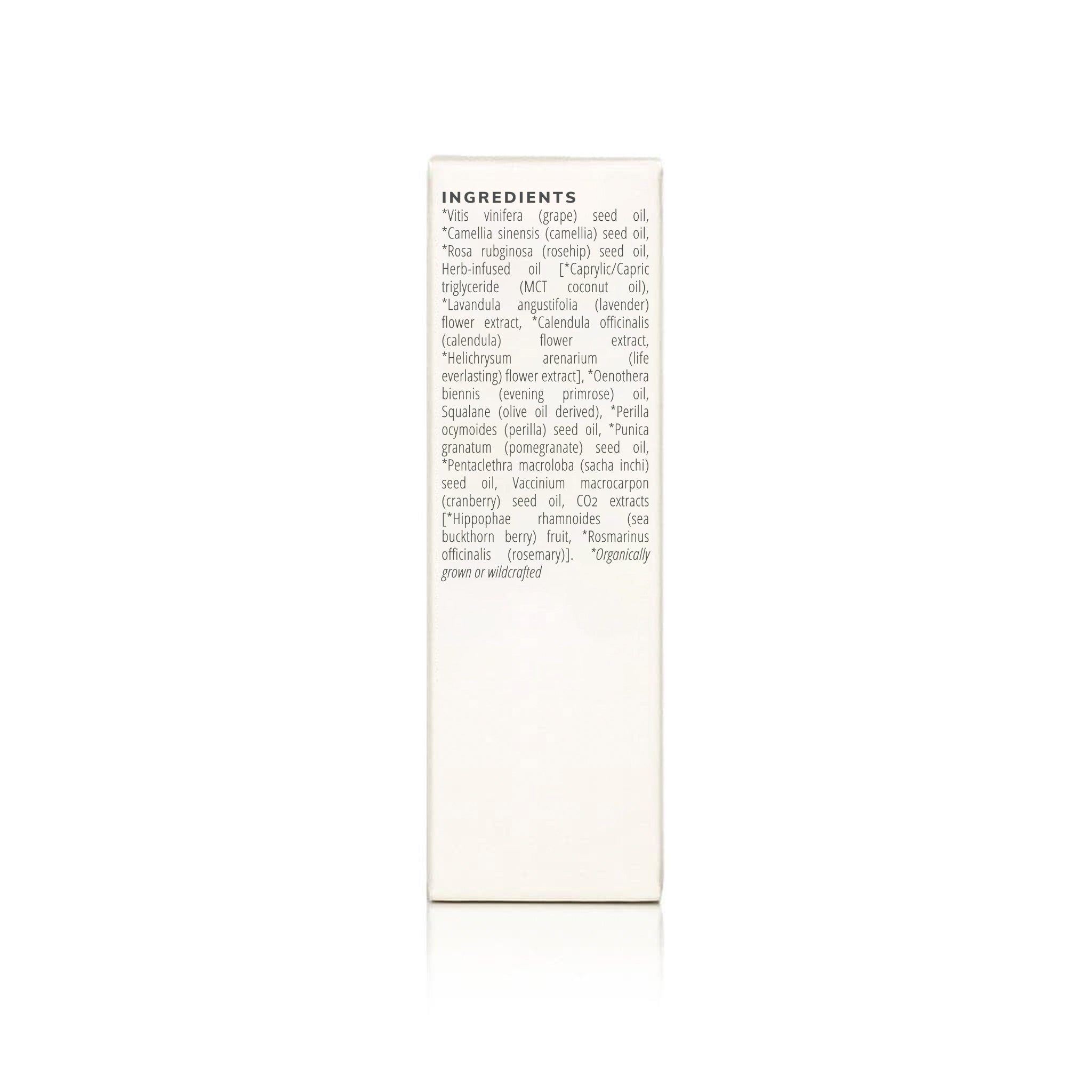 Unscented Herbal Facial Oil for Sensitive Skin - 0.5 Oz