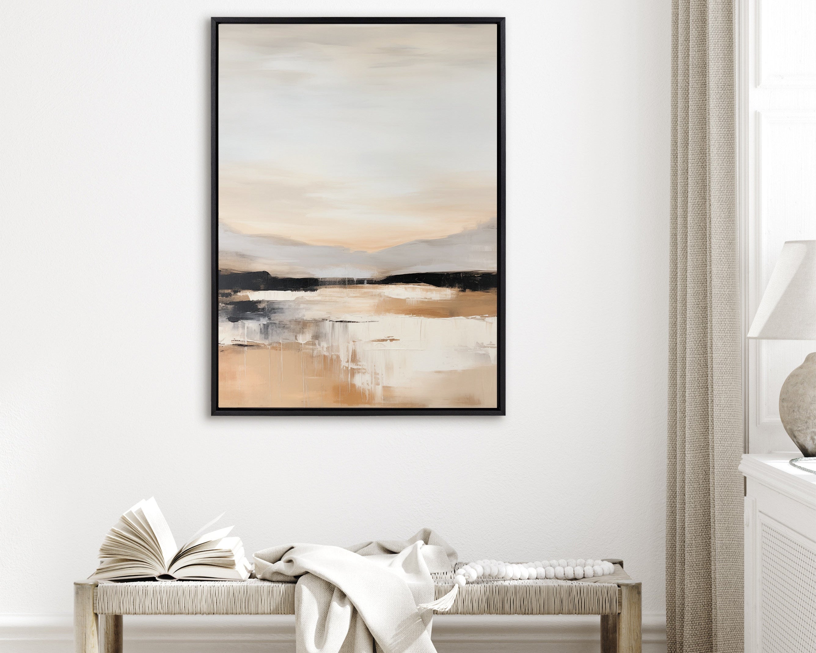 Sylvie Peaceful Landscape III Framed Canvas by Amy Lighthall