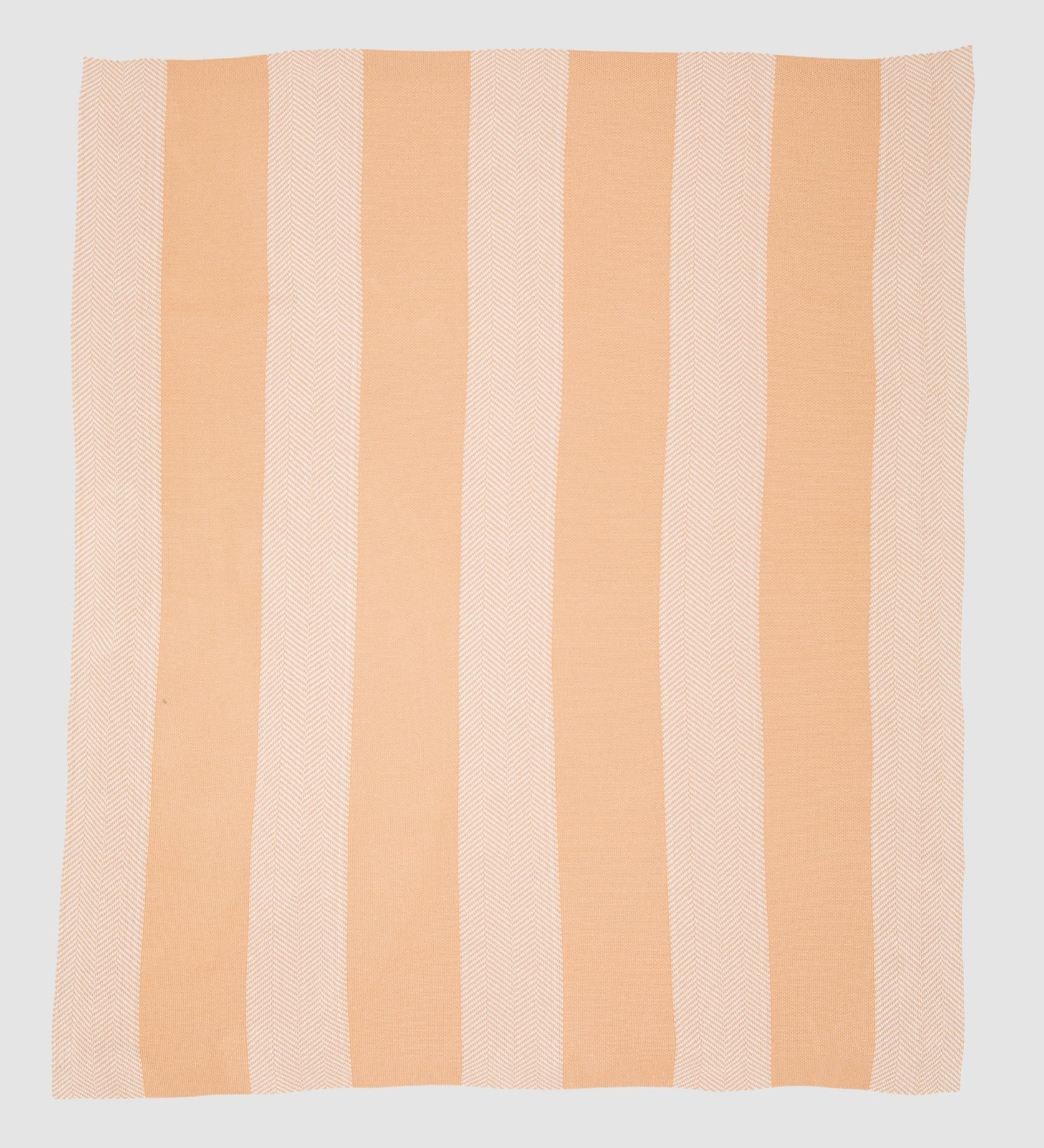 Eco-Friendly Rugged Poly Herringbone Stripe Throw Blanket - 48" x 60"