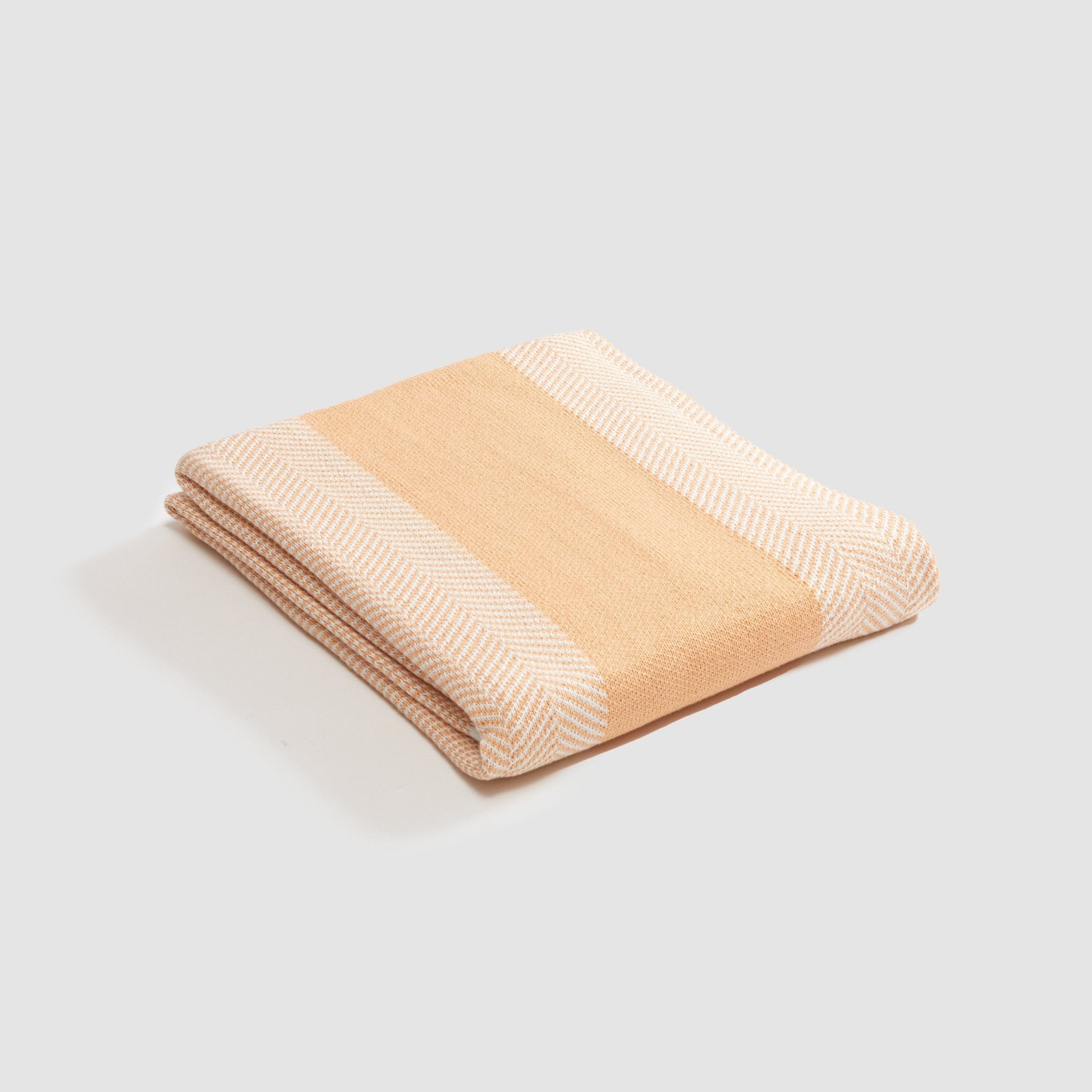 Eco-Friendly Rugged Poly Herringbone Stripe Throw Blanket - 48" x 60"
