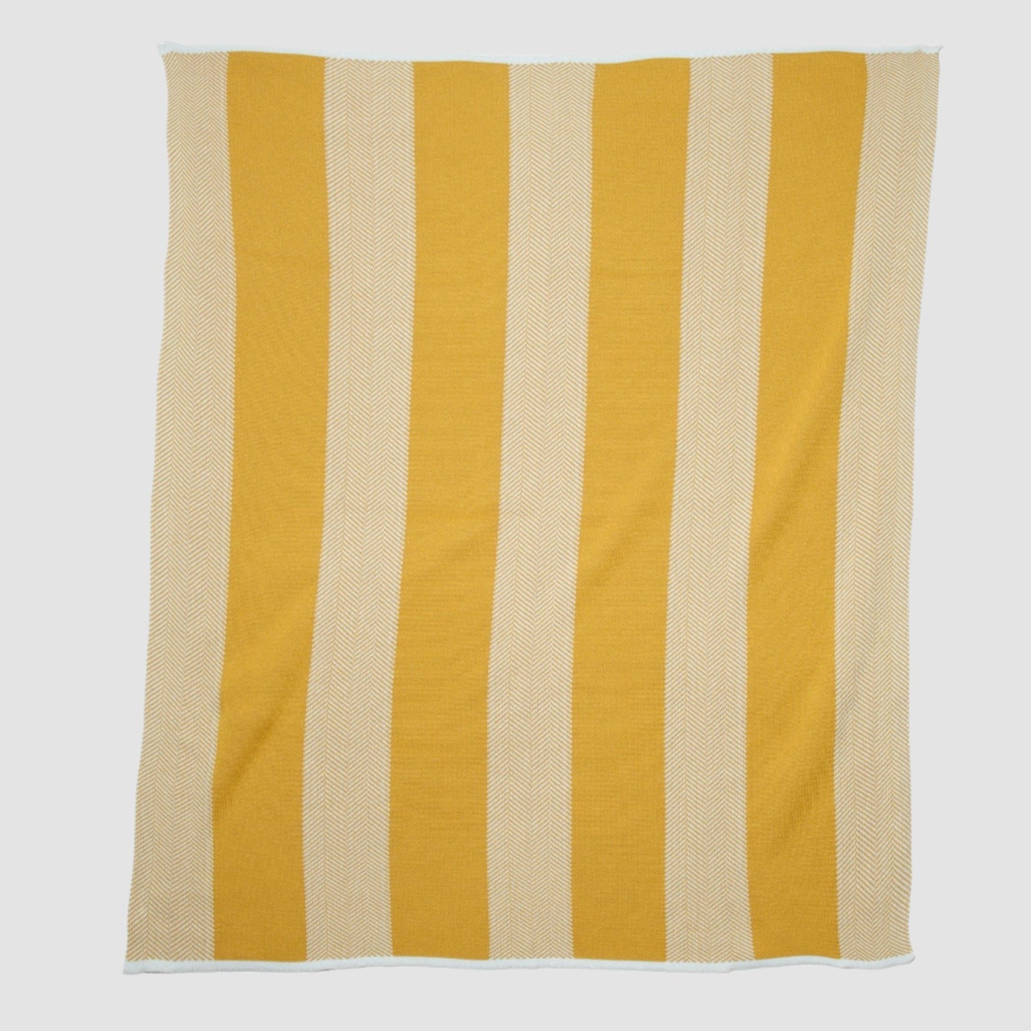 Eco-Friendly Rugged Poly Herringbone Stripe Throw Blanket - 48" x 60"