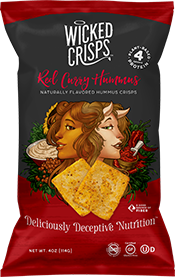 Red Curry Hummus & Cheese Pizza Crisps Duo - 4 Pack