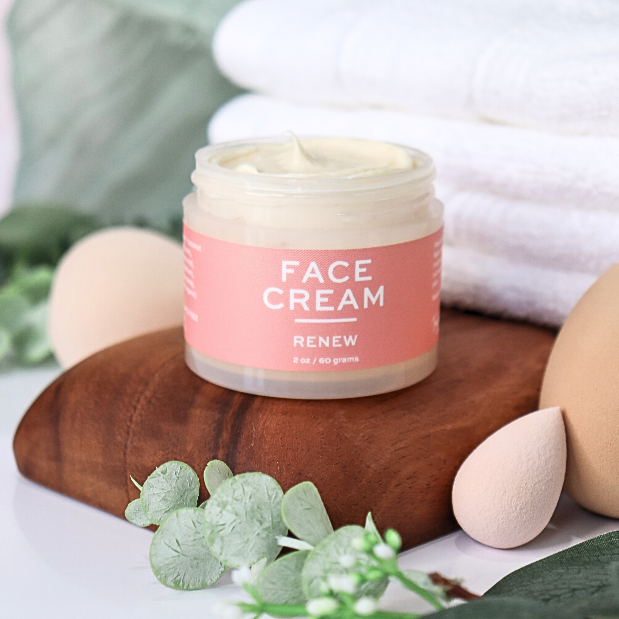 Renew Organic Hydrating Face Cream With Collagen - 1.5 Oz.