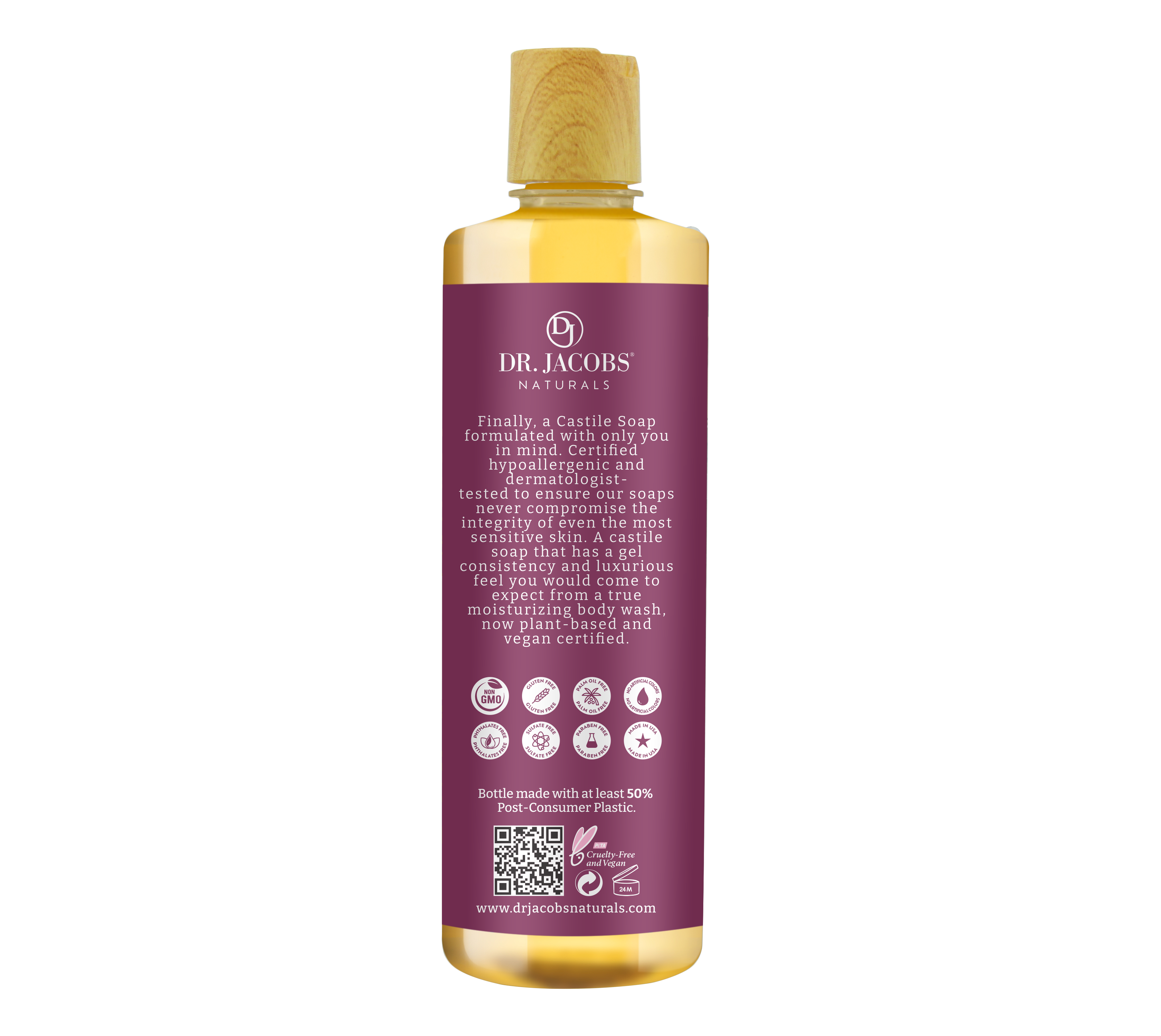 Rose Castile Body Wash - 32 oz