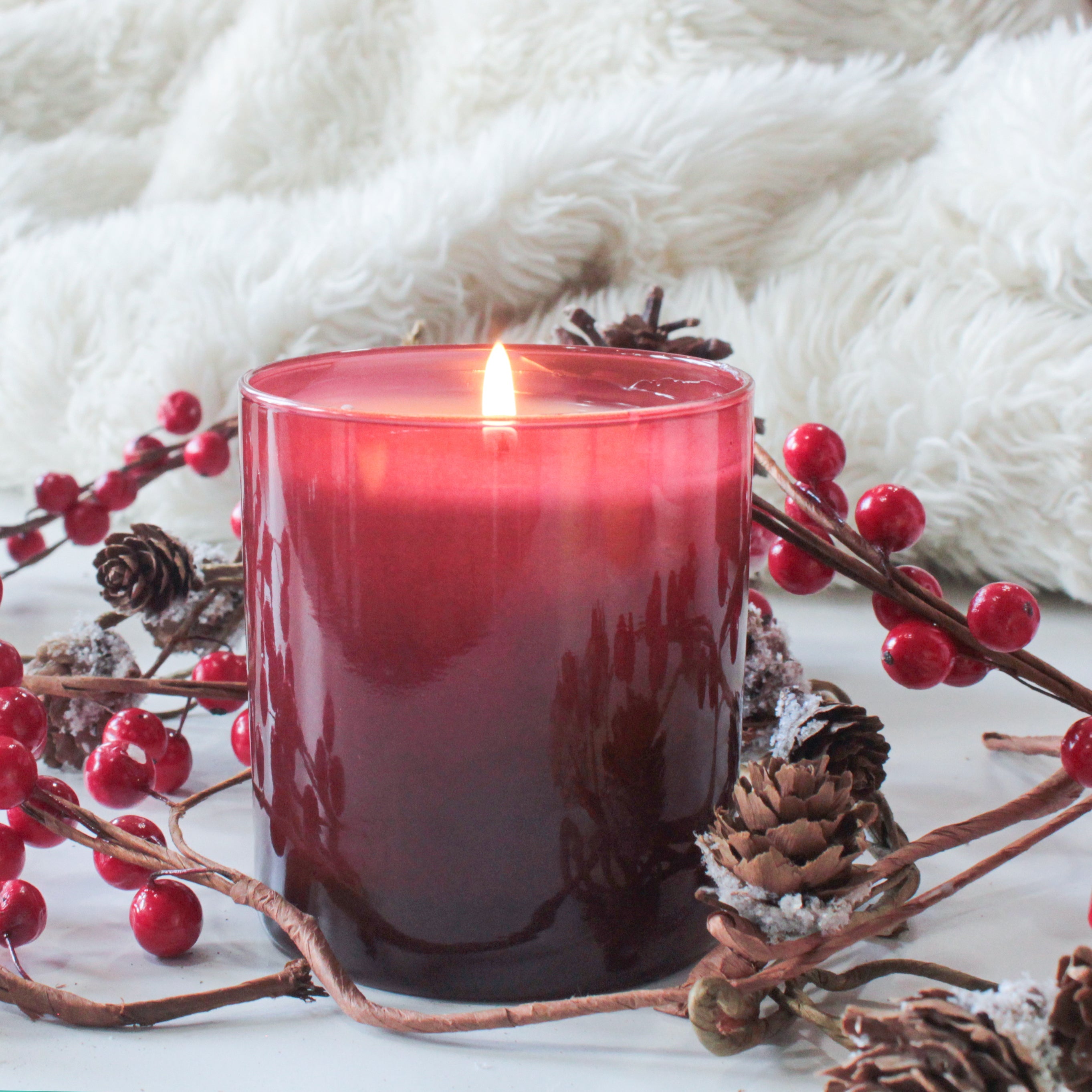 Rouge 9 oz. Hue Soy Candle - Elderberry