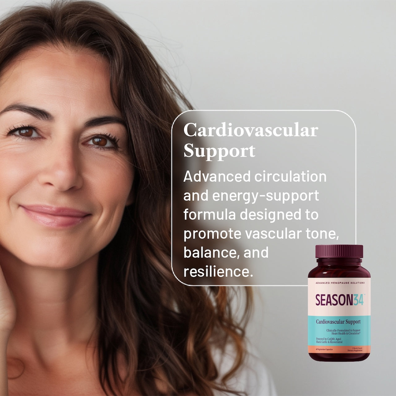 Menopause Cardiovascular Support – Palpitations, Fatigue & Heart Comfort