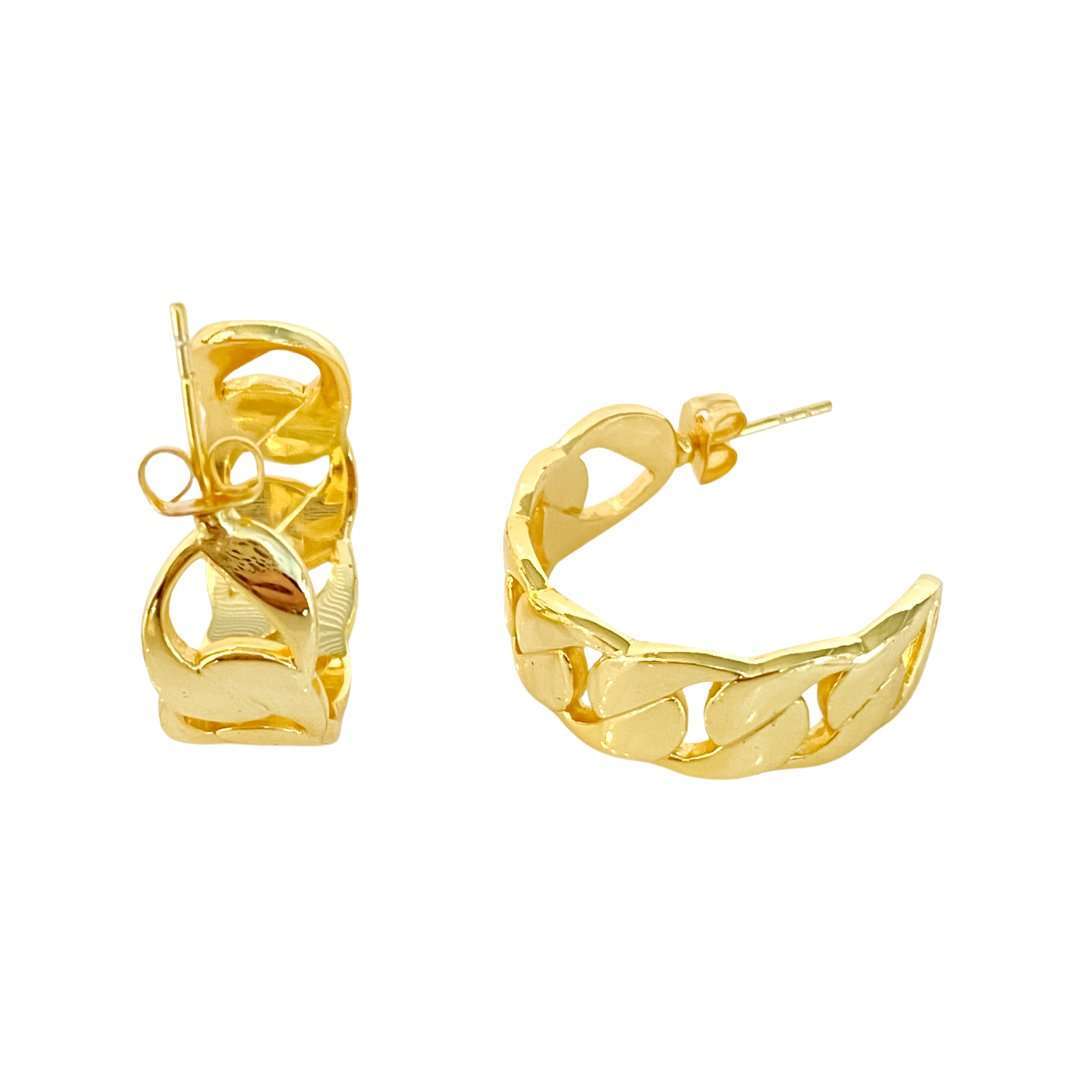 14K Gold-Dipped Simone Mini Hoop Earrings