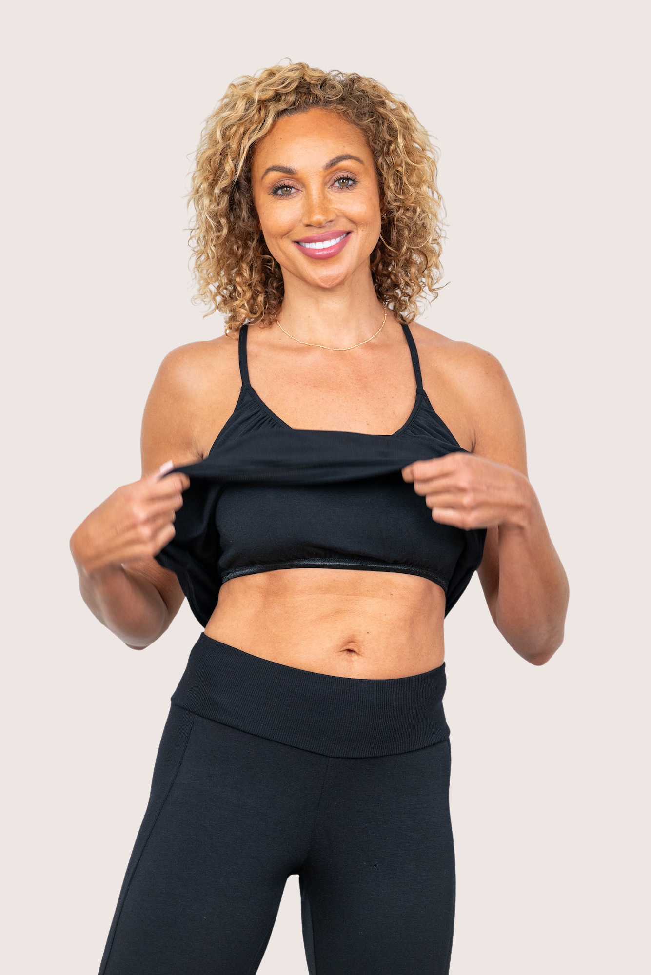 Slumber Party Top with Light Hug Bra-Free Shelf