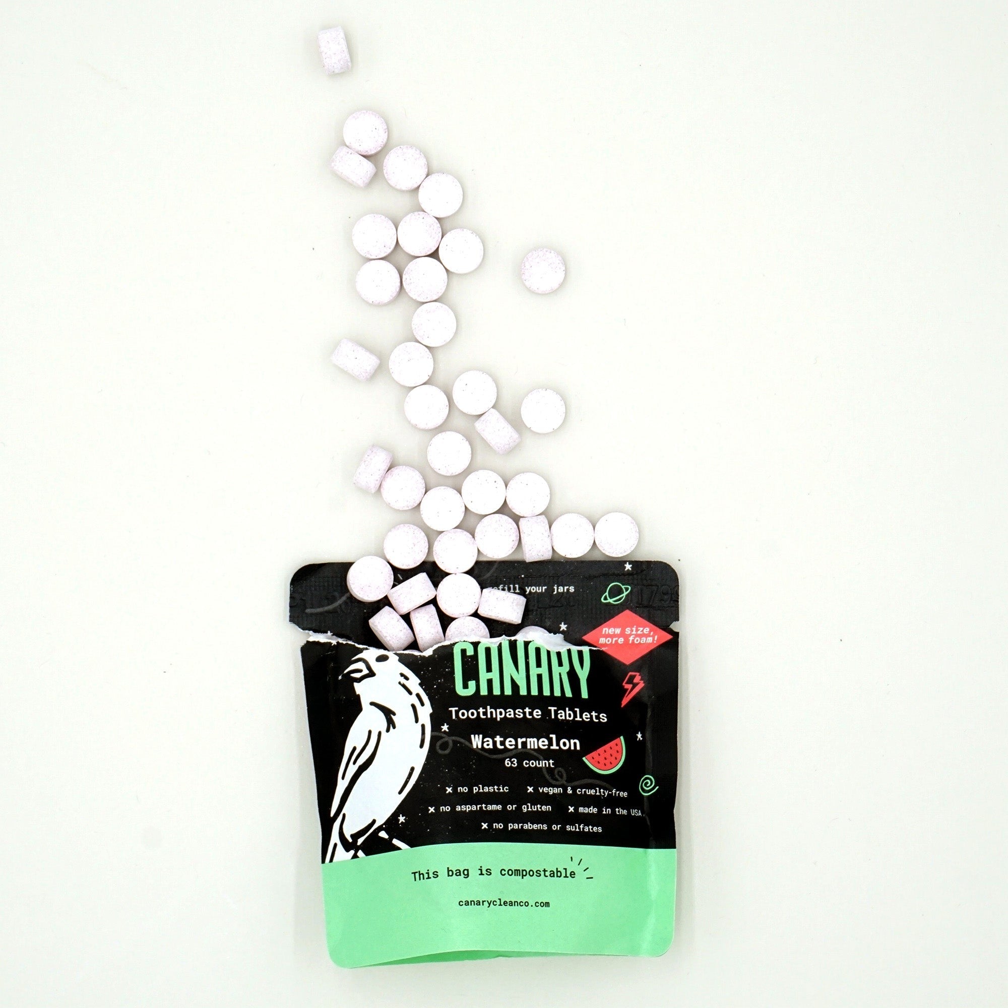 Eco-Friendly Toothpaste Tablets - Watermelon