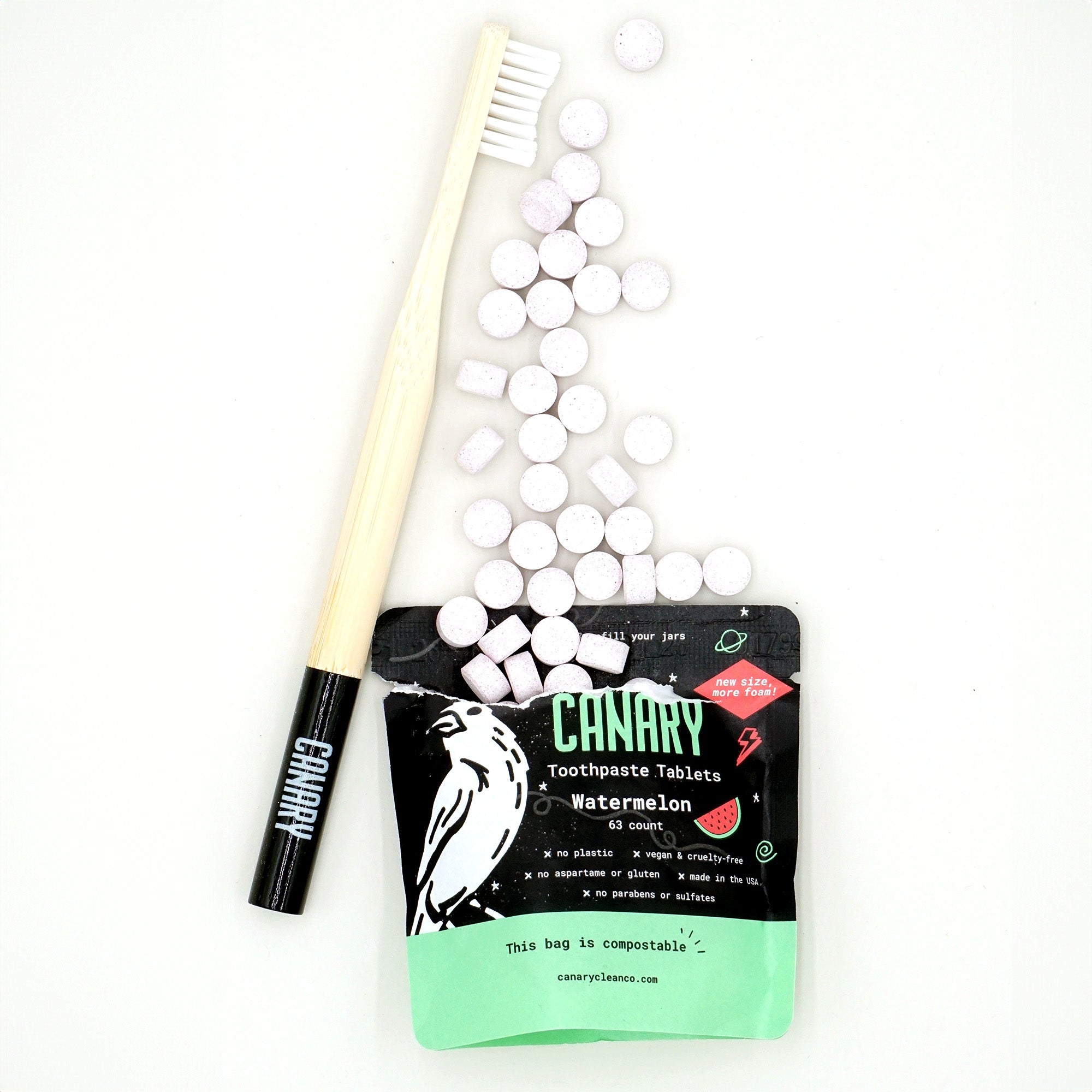 Eco-Friendly Toothpaste Tablets - Watermelon