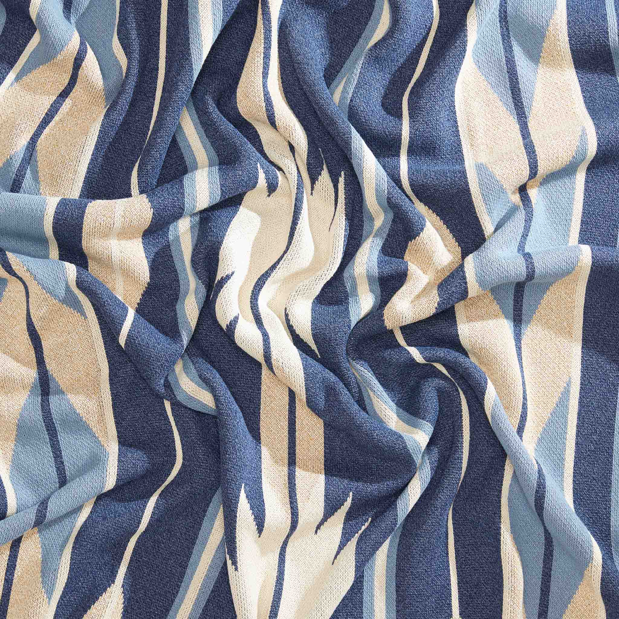 Cotton Sustainable Knit Throw Blanket - Star Gaze