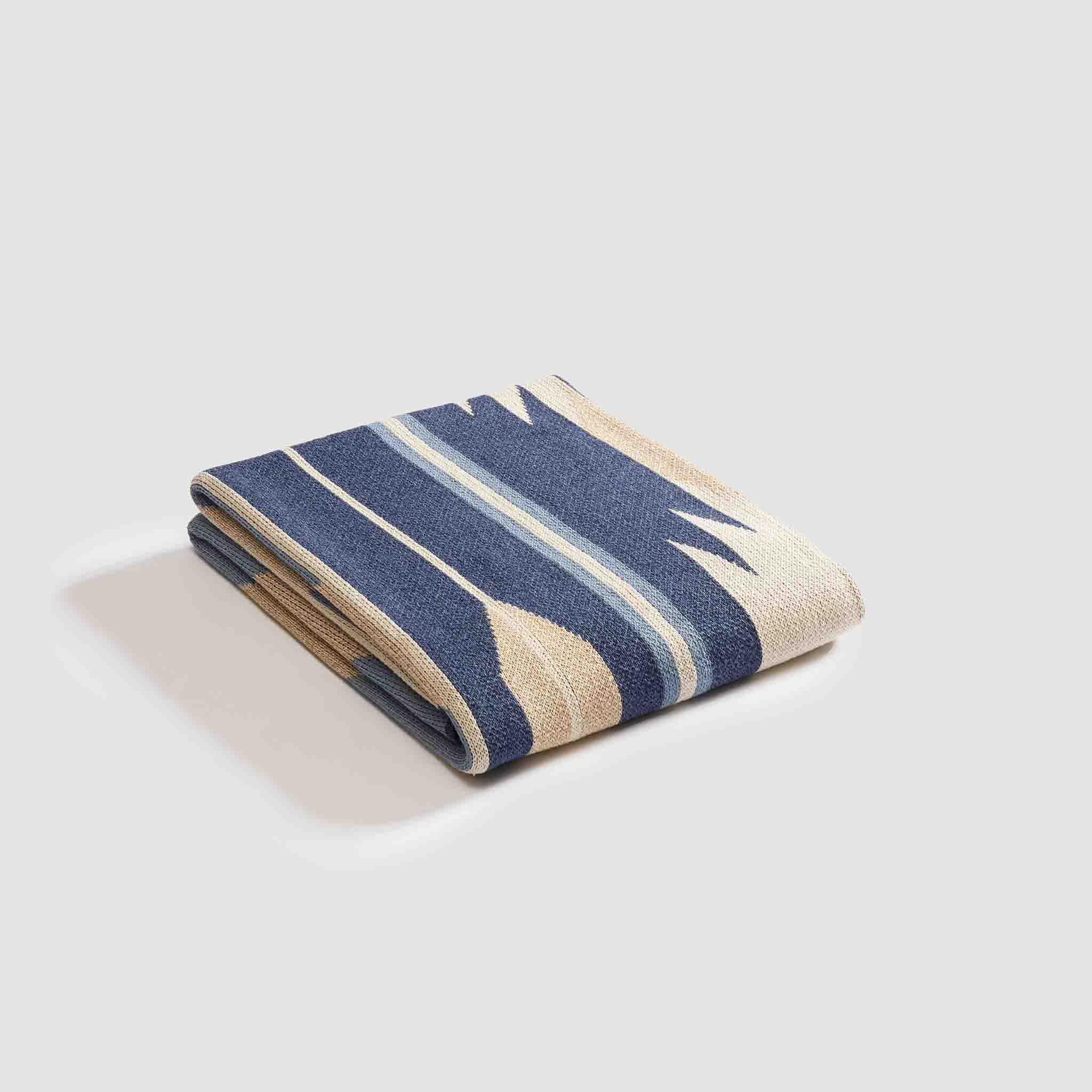 Cotton Sustainable Knit Throw Blanket - Star Gaze