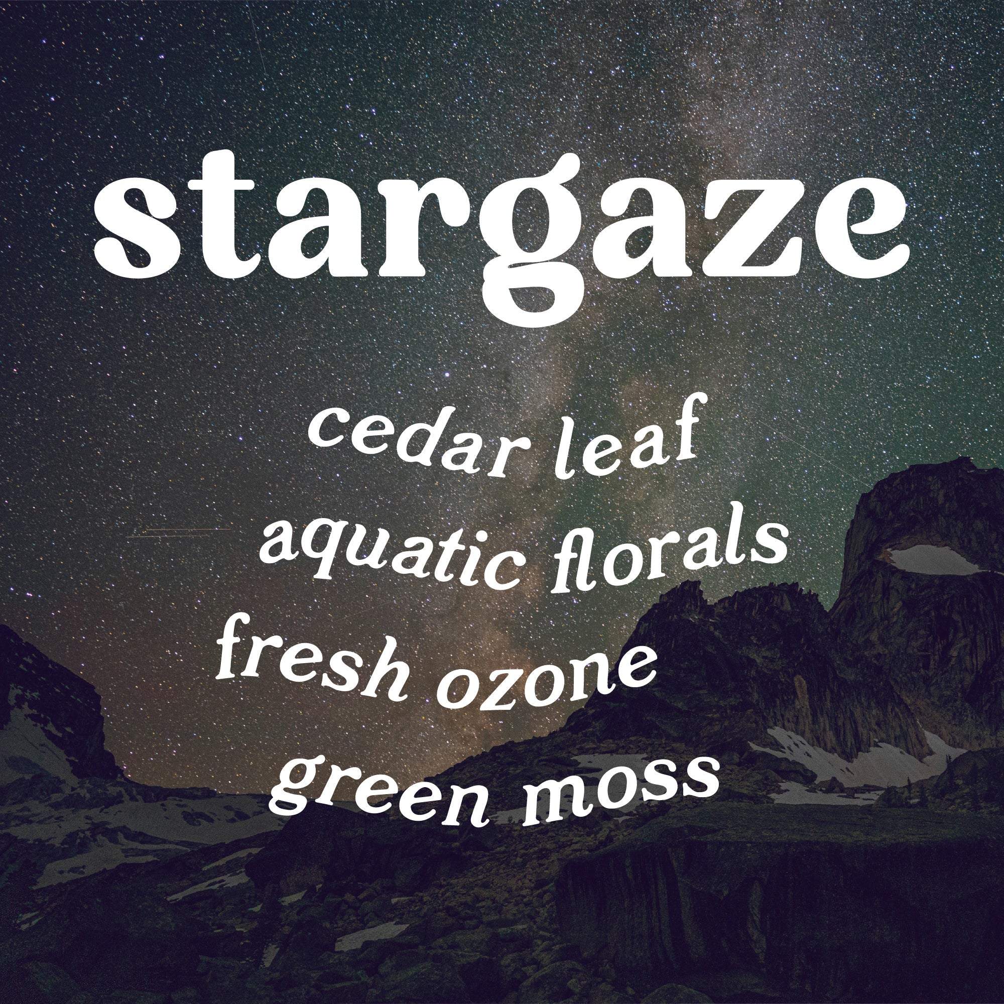 Soy Candle Stargaze Hue - Mountain Stream 9 oz.